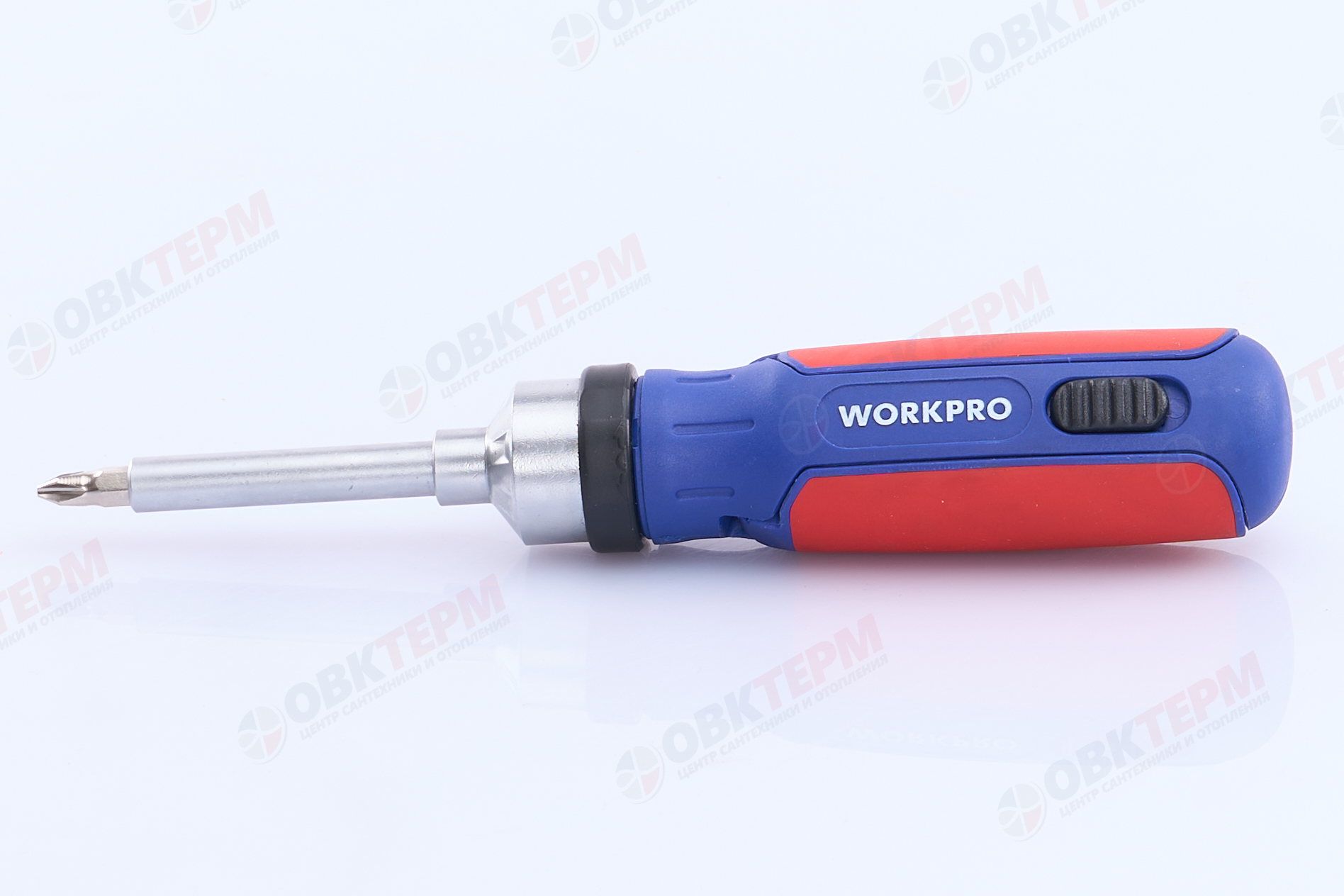 Отвертка с трещоткой и набором бит 15 в 1 WORKPRO, Китай - миниатюра №7