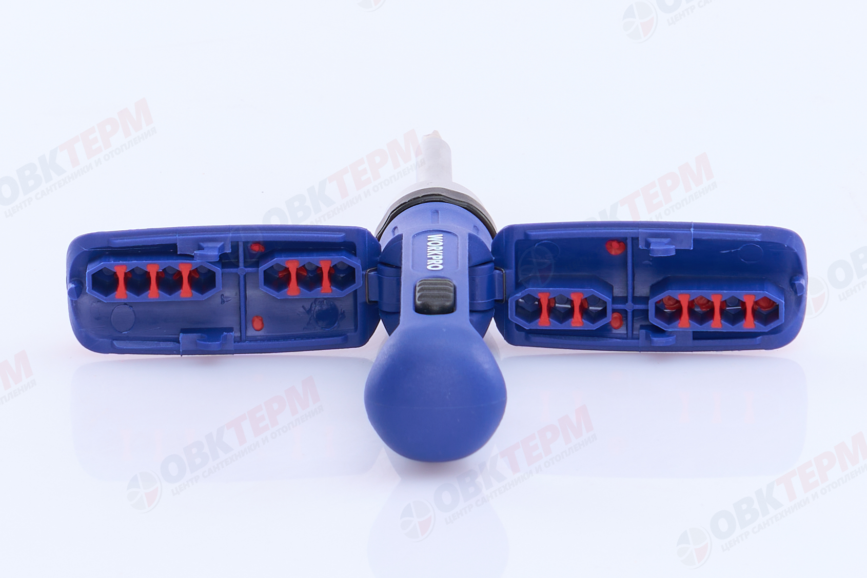 Отвертка с трещоткой и набором бит 15 в 1 WORKPRO, Китай - миниатюра №8