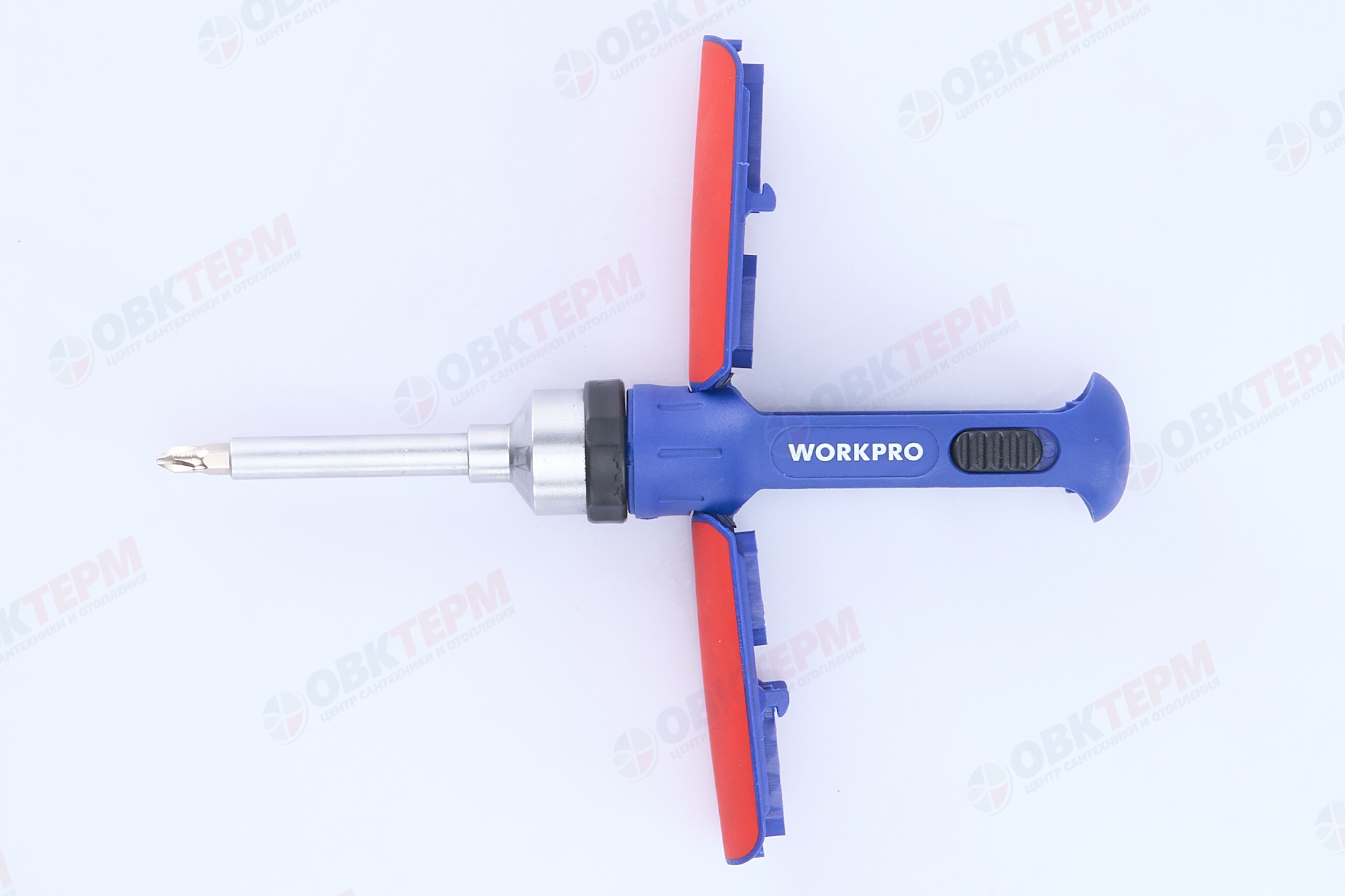 Отвертка с трещоткой и набором бит 15 в 1 WORKPRO, Китай - миниатюра №9