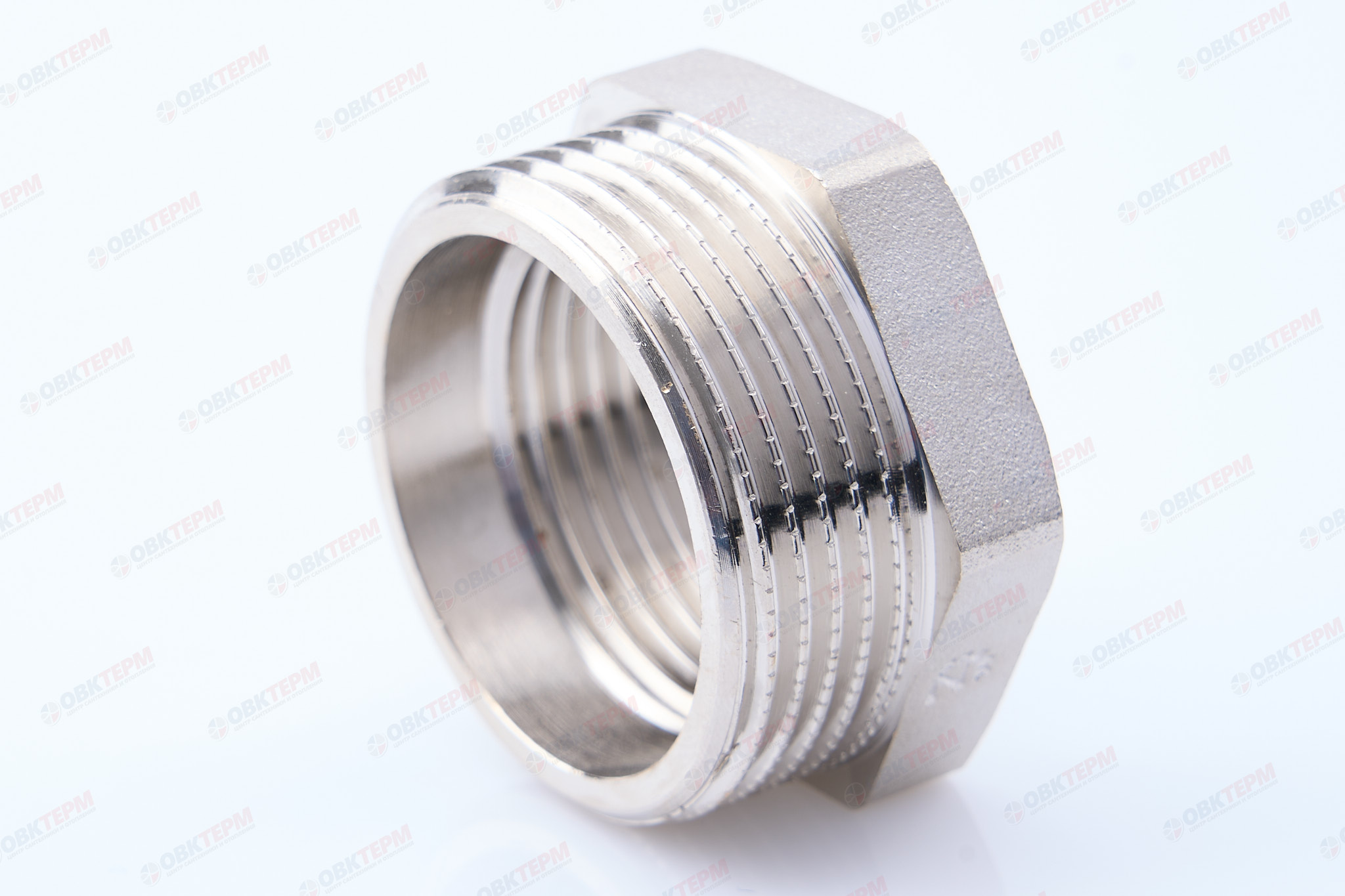 Футорка  1 1/4" - 1"   Никель ZEISSLER                (100/10) - Изображение №1