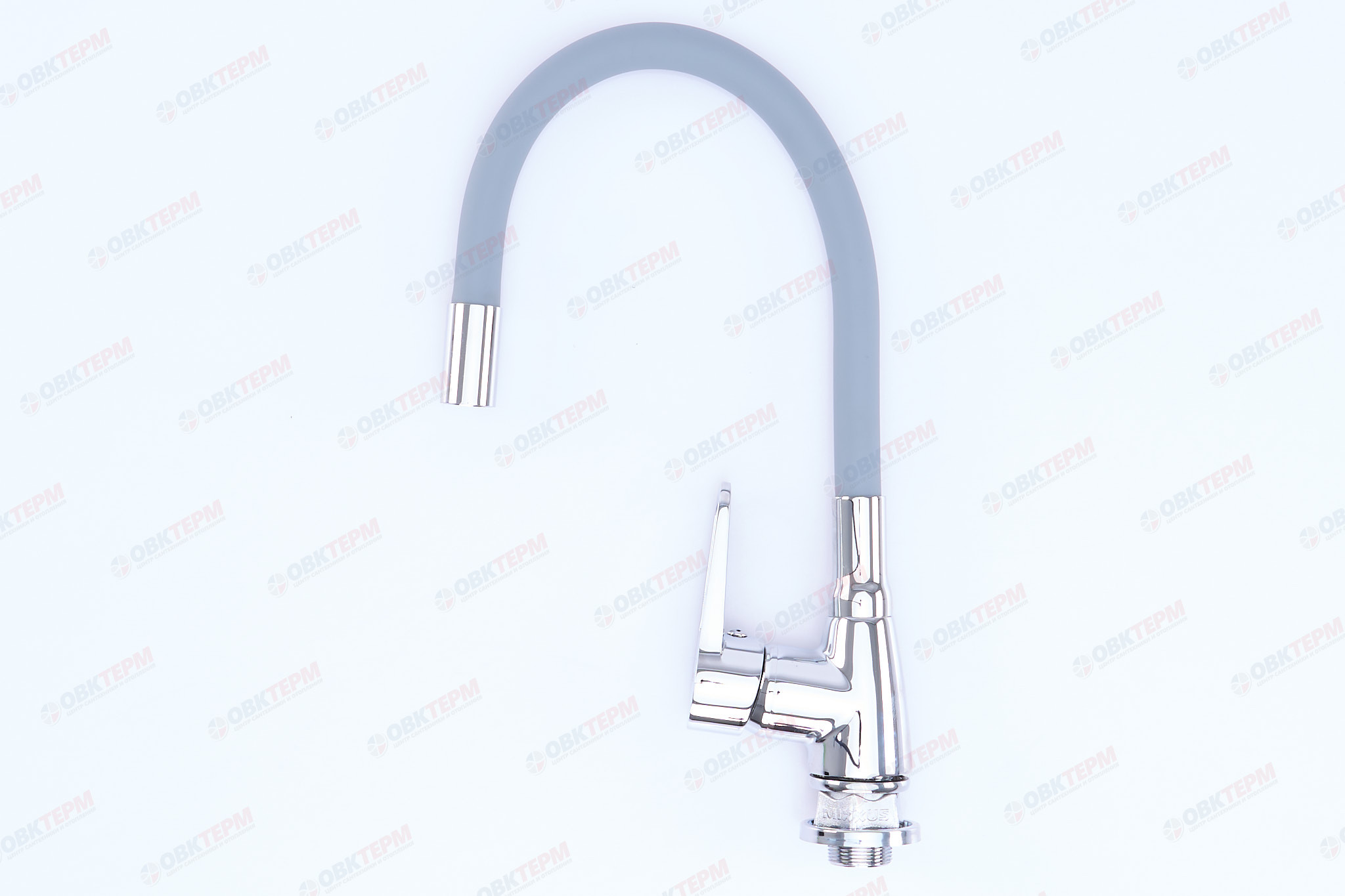 Смеситель д/кухни REFLECTOR MIXXUS ELBA 014 (NUT) GREY Ø35 ГАЙКА /без подводки (12 шт/ящ) - Изображение №1