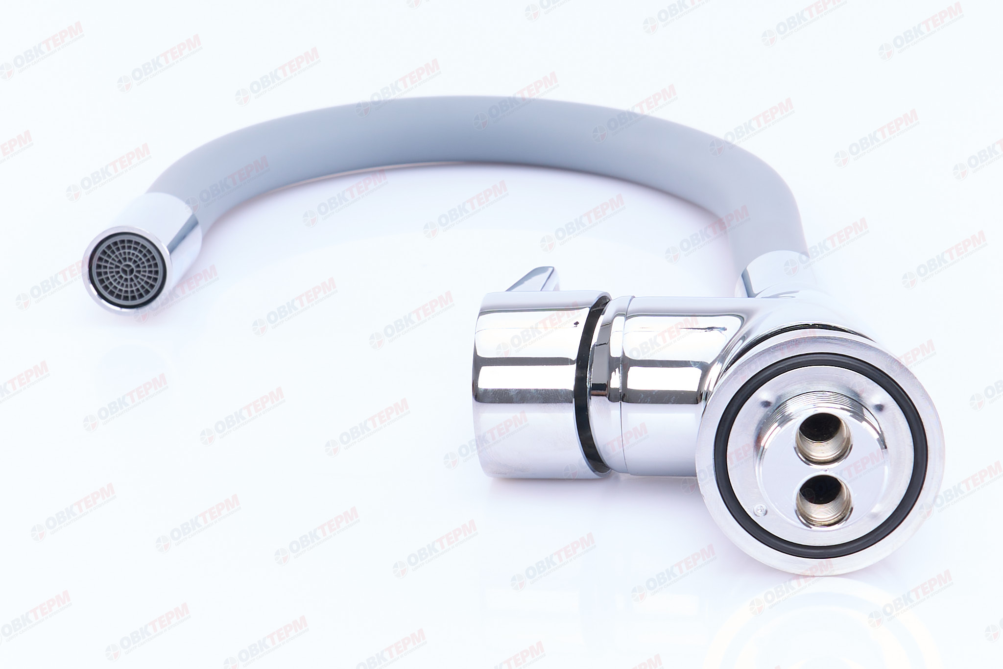 Смеситель д/кухни REFLECTOR MIXXUS ELBA 014 (NUT) GREY Ø35 ГАЙКА /без подводки (12 шт/ящ) - Изображение №3