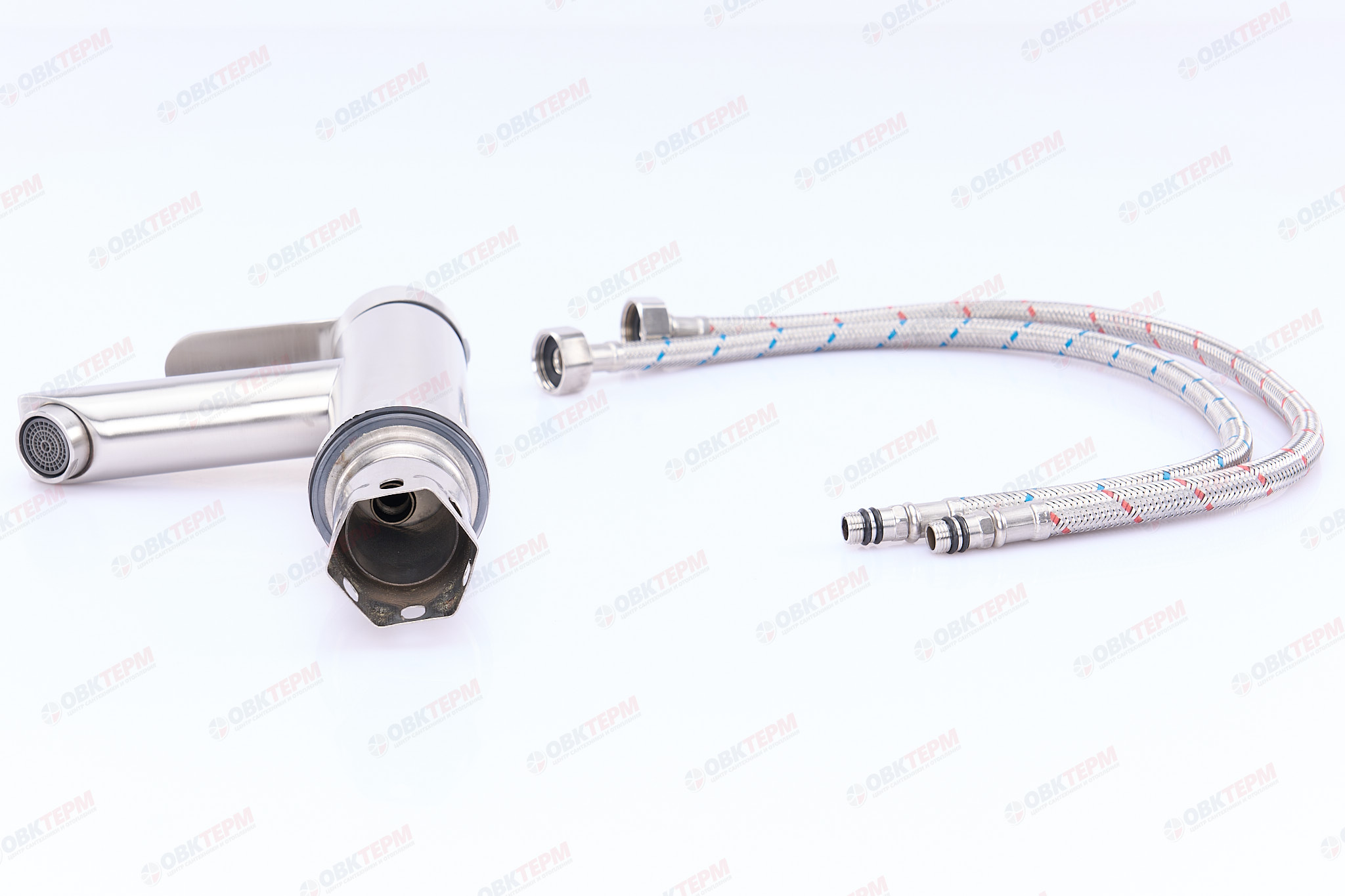 Смеситель д/умывальника нерж/сталь ZERIX DAX-001-А  10 шт/ящ - Изображение №4