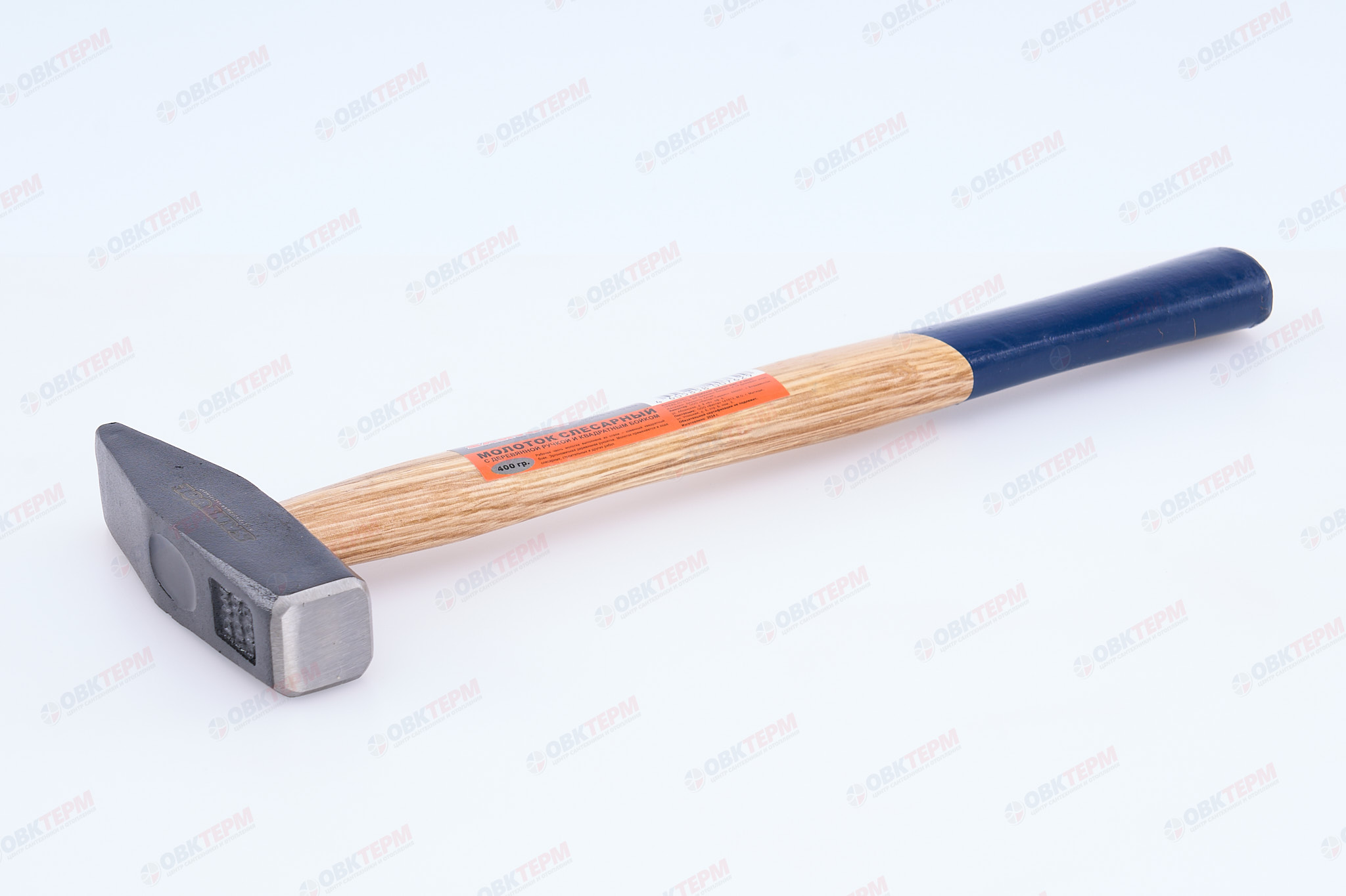 Молоток немецкого типа, деревянная ручка, кованый боек 400 гр SANTOOL - Изображение №2