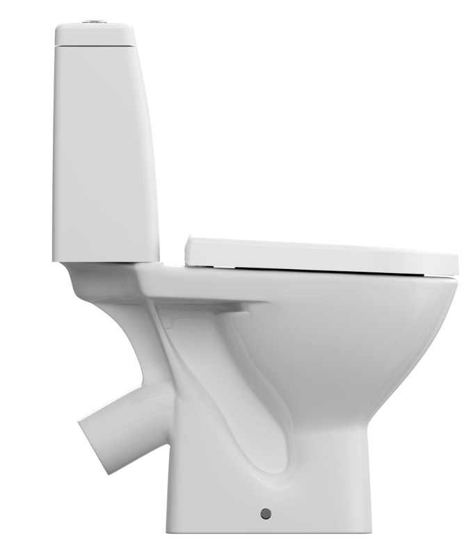 Унитаз-компакт Cersanit GRANTA 031 3/6 DPL EO (косой выпуск, SC, ниж. подвод) - Изображение №4