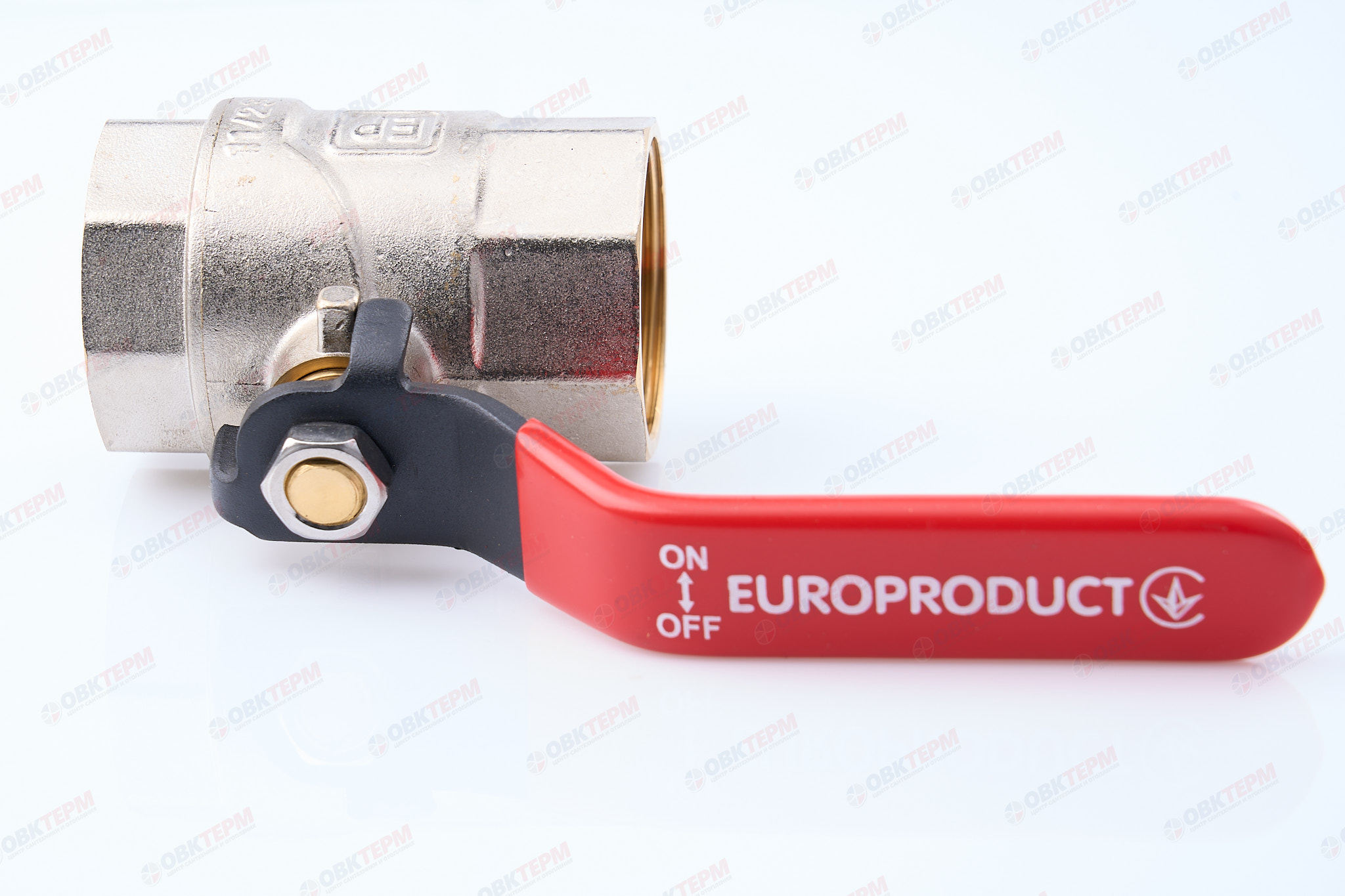 Кран шаровый     EUROPRODUCT   1 1/2"  ВВ   ручка   (12 шт) - Изображение №5