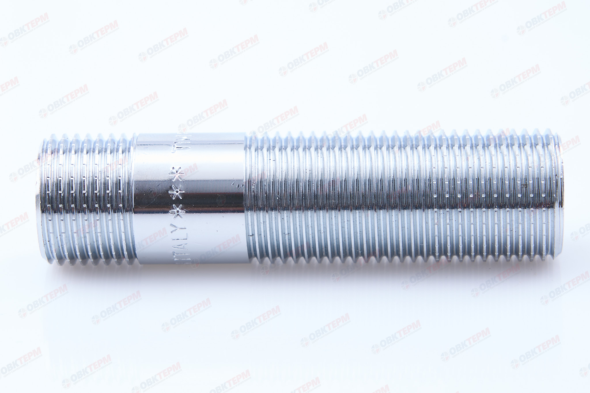 Сгон 1/2" ш/ш  80мм   Хром  TIM   (10шт/100ящ) - Изображение №3