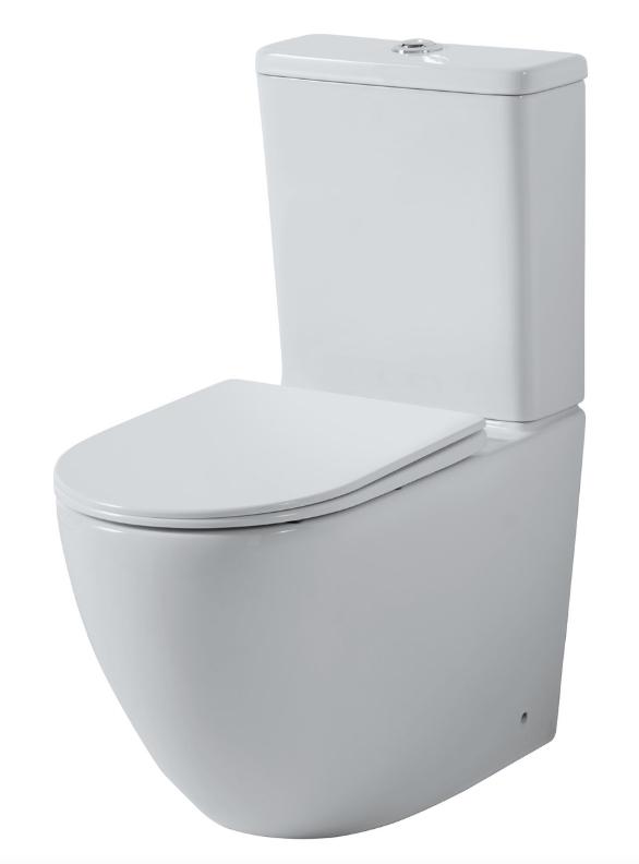 Унитаз-компакт EVA GOLD EG311T,безободковый круговой смыв, сиденье тонкое ДП, крепления, арматура - Изображение №1