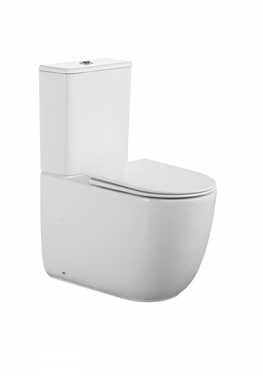 Унитаз-компакт REDO VENTO Tornado, с сиденьем дюропласт, белый I(640*340*800) - Изображение №2