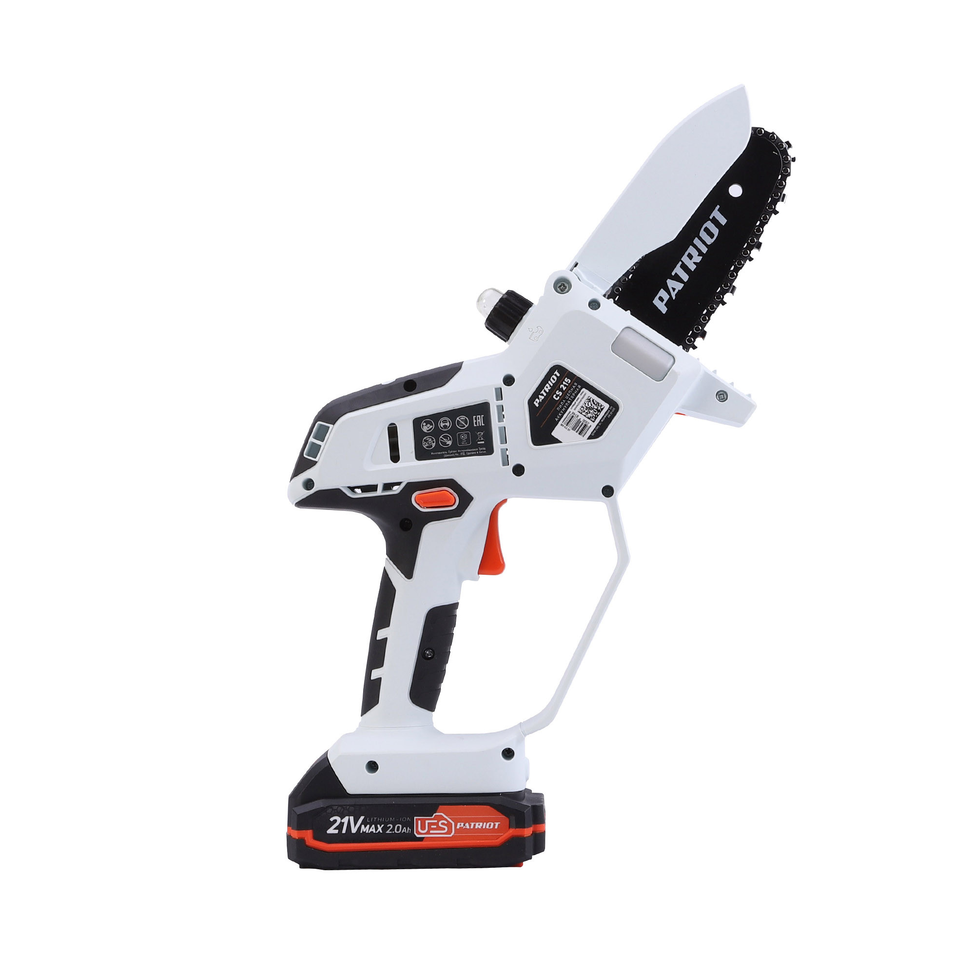 Пила цепная аккумуляторная PATRIOT CS 215 21В UES мини - Изображение №4