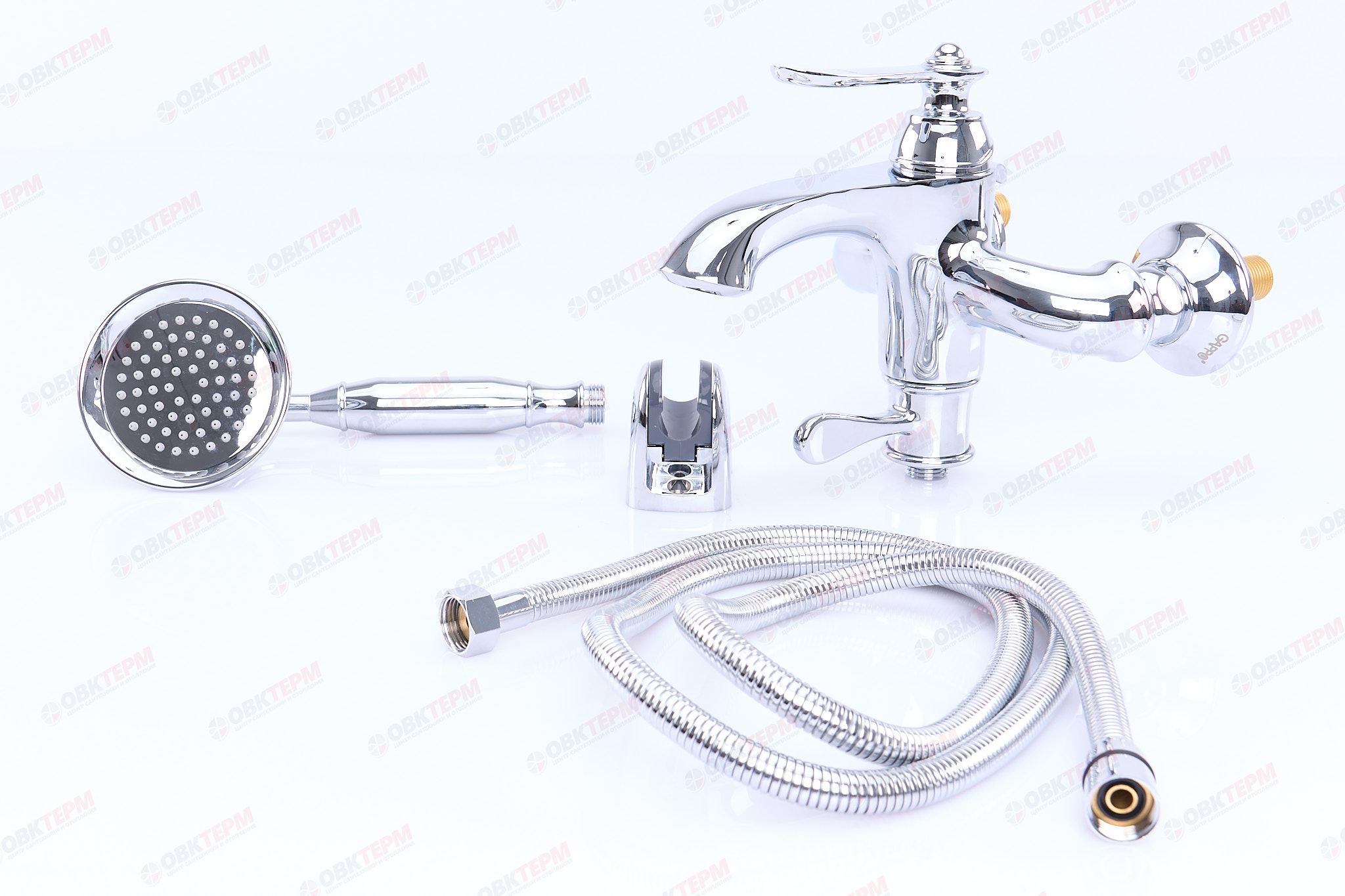 Смеситель д/ванны, хром, Ø40мм, лейка 1 реж., G3269,  GAPPO - миниатюра №3