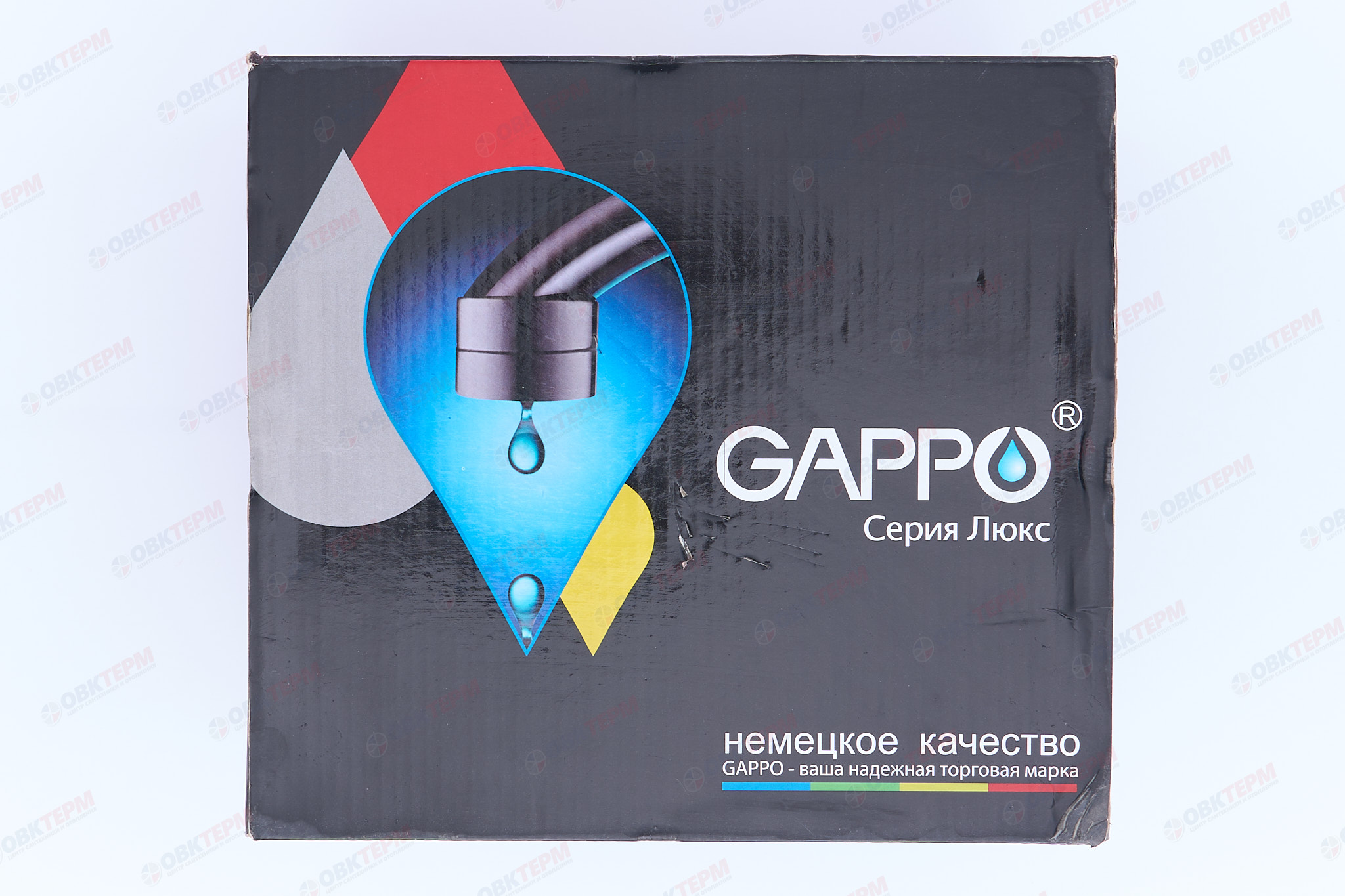 Смеситель д/ванны, хром, Ø40мм, лейка 1 реж., G3269,  GAPPO - миниатюра №6