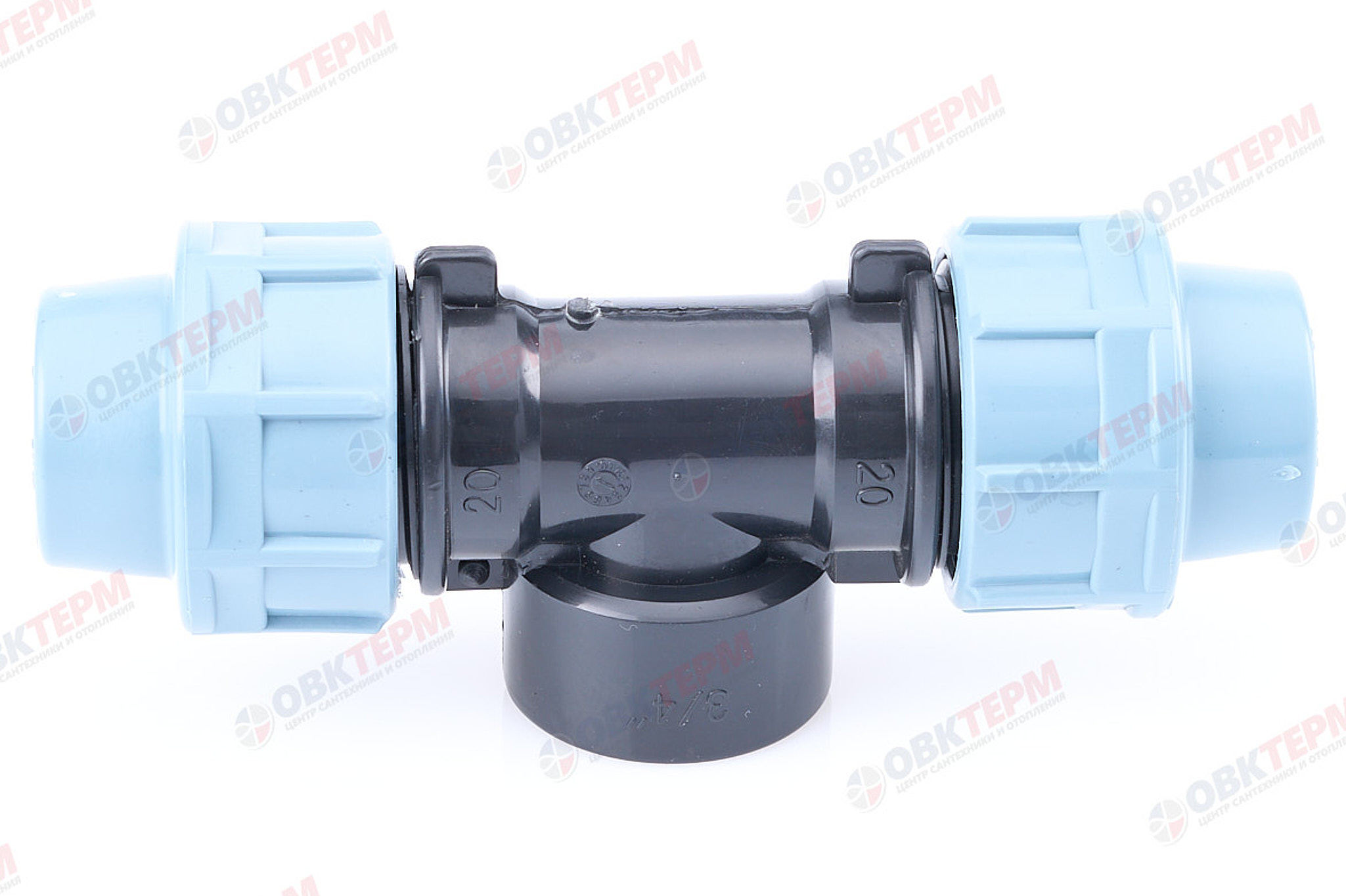 Тройник   20 * 3/4" в * 20   ПНД  ИТАЛ/STR   (/15шт) - Изображение №3