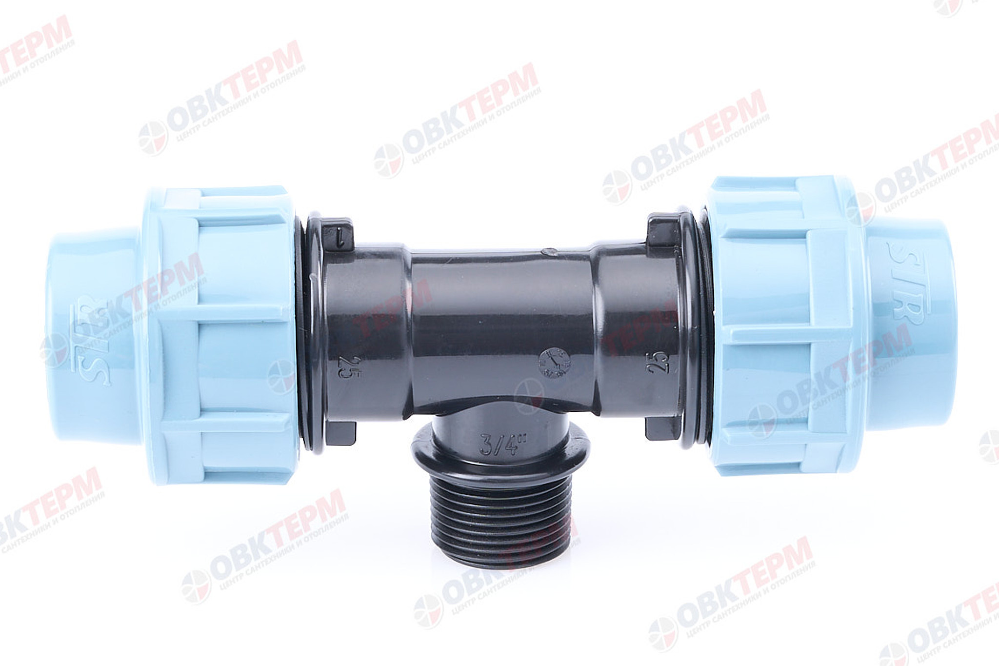 Тройник   25 *  3/4" н * 25   ПНД  ИТАЛ/STR   (120/8шт) - Изображение №3