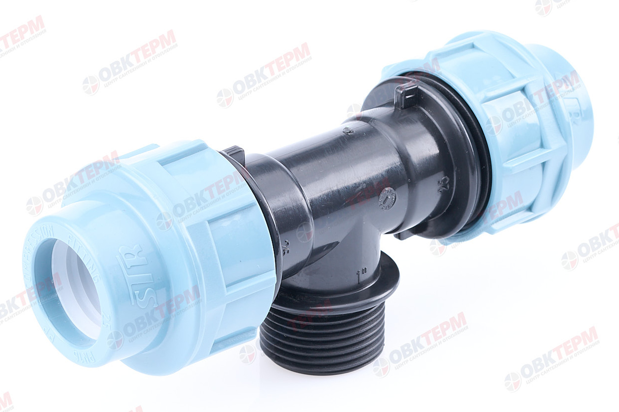 Тройник   25 * 1" н * 25        ПНД  ИТАЛ/STR        (110/10шт) - Изображение №1