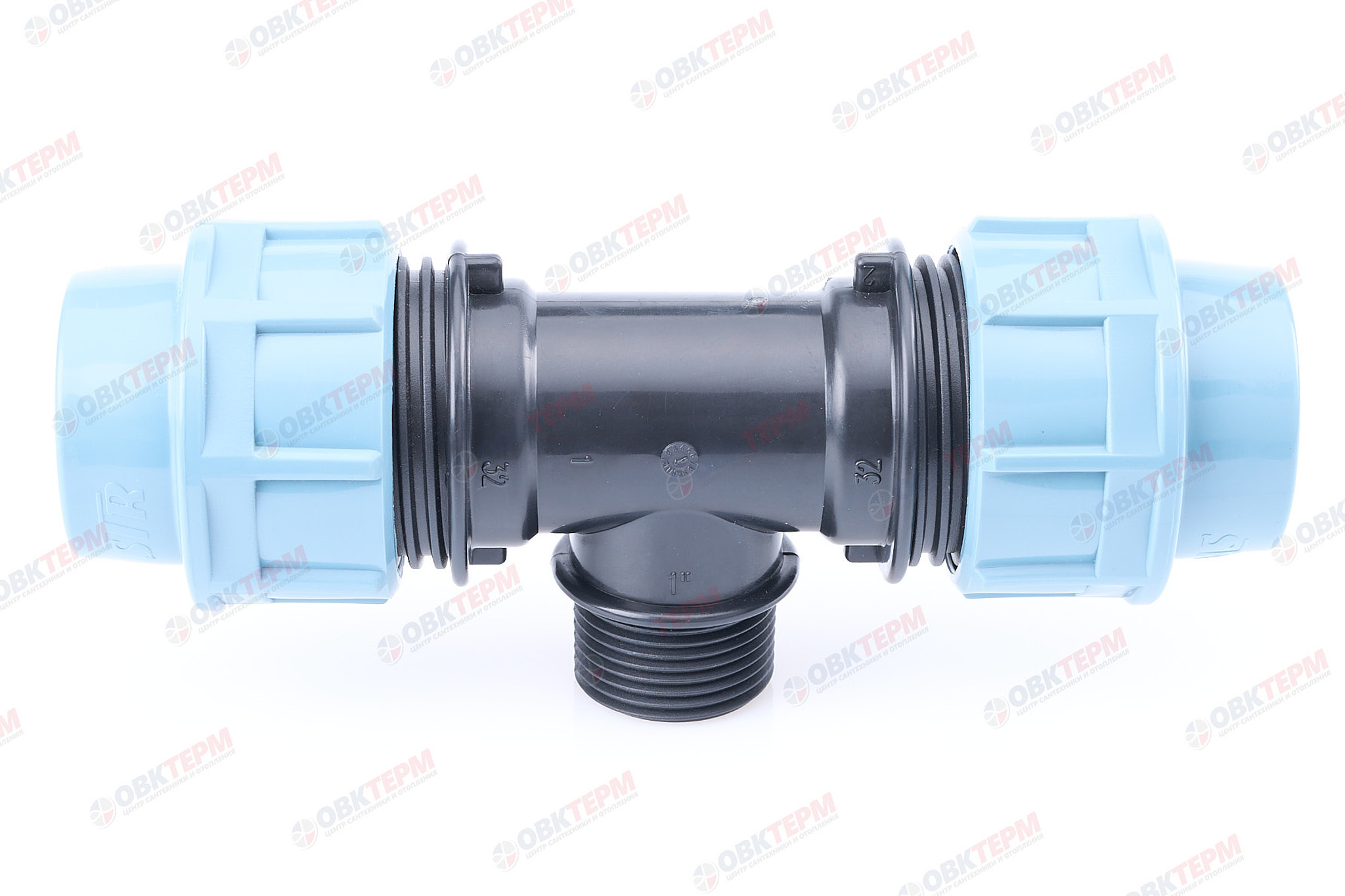 Тройник   32 * 1" н * 32         ПНД  ИТАЛ/STR    (84/6шт) - Изображение №3
