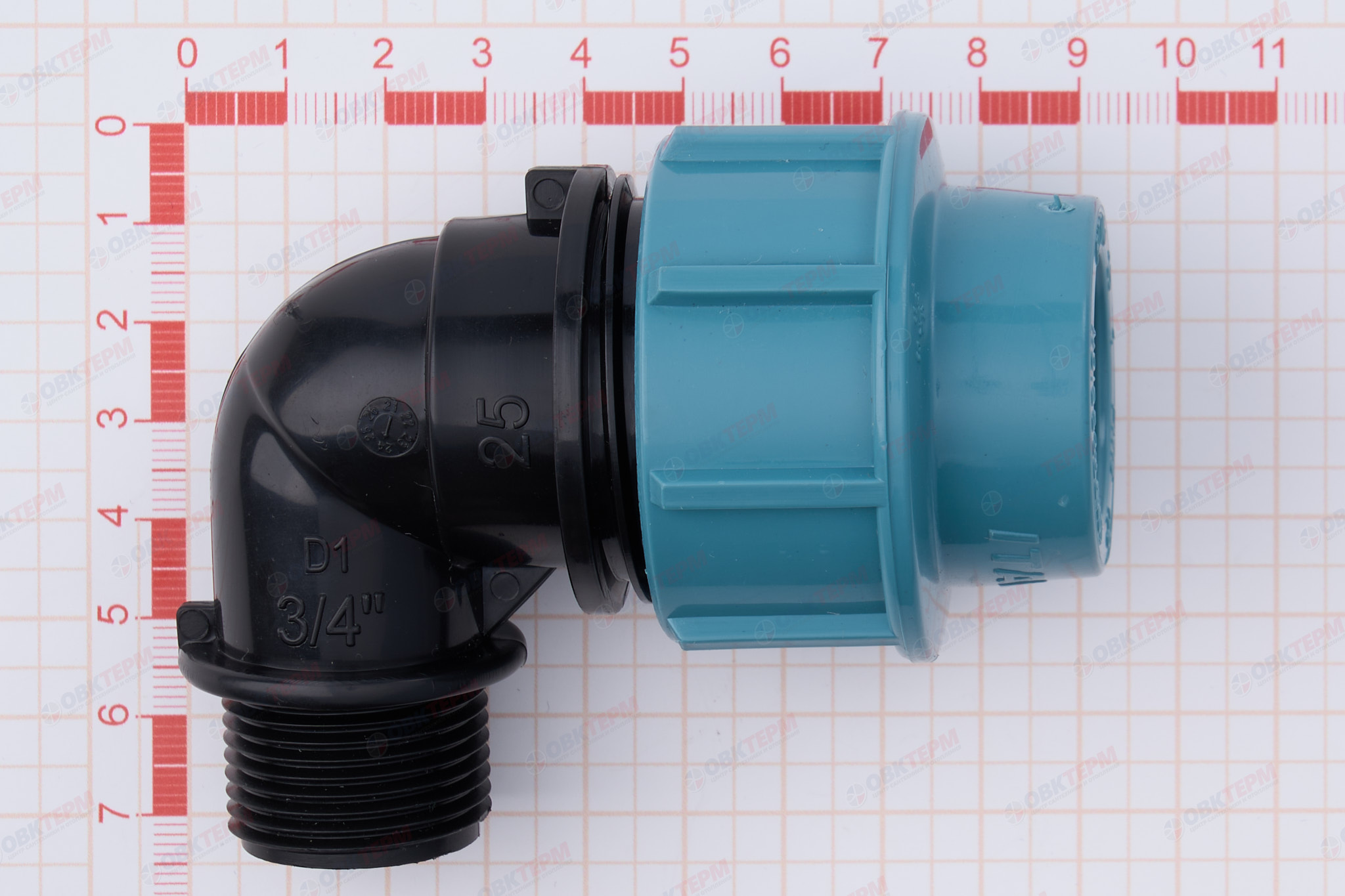 Угол      25 *  3/4"н      ПНД  ИТАЛ/STR                (220/20шт) - миниатюра №7