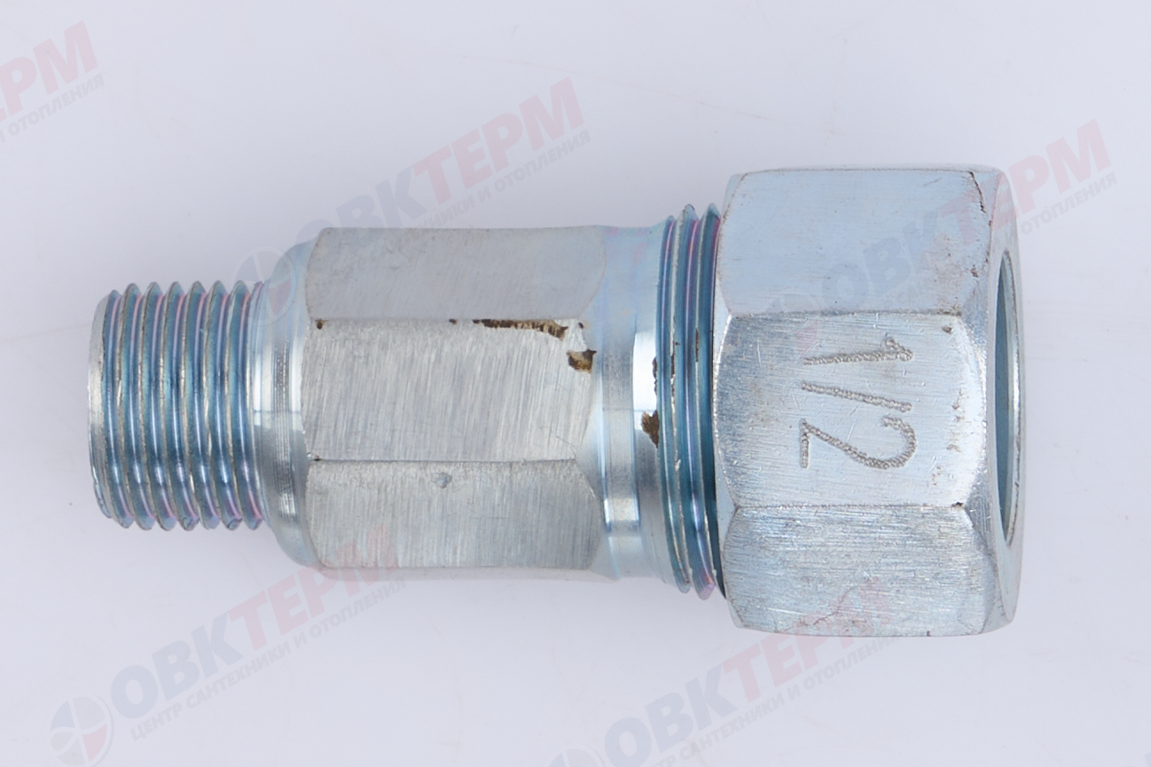 Муфта    1/2"  *  1/2"    с нар.резьбой      (аналог Gebo) (50шт) - миниатюра №6