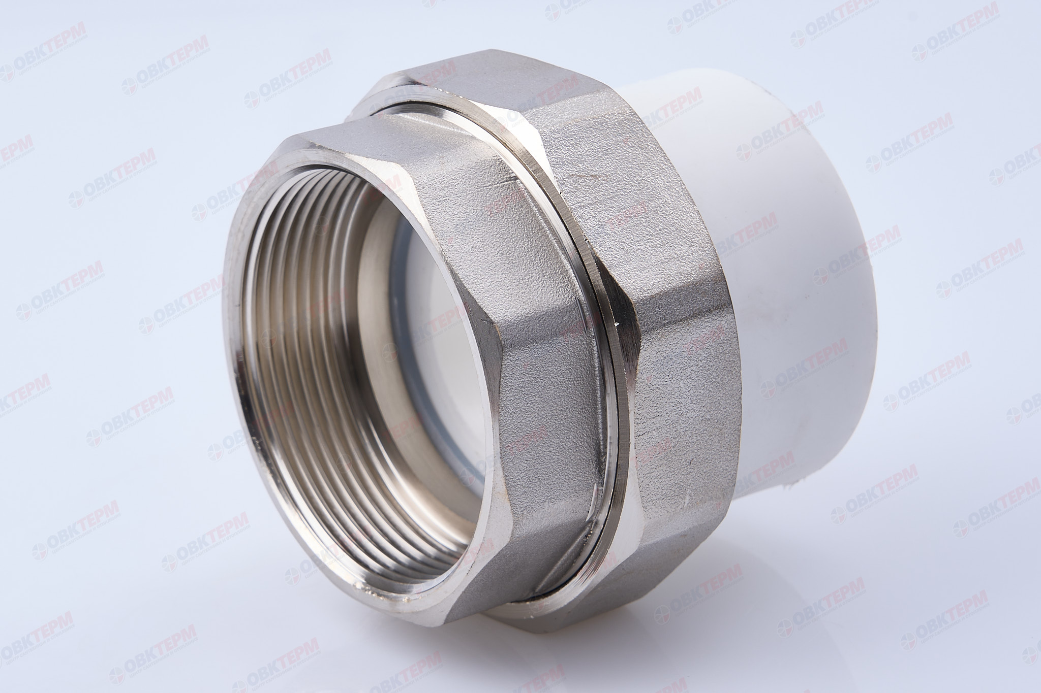 Разборное соединение 50 * 2" в    (белый)  TIM - Изображение №1