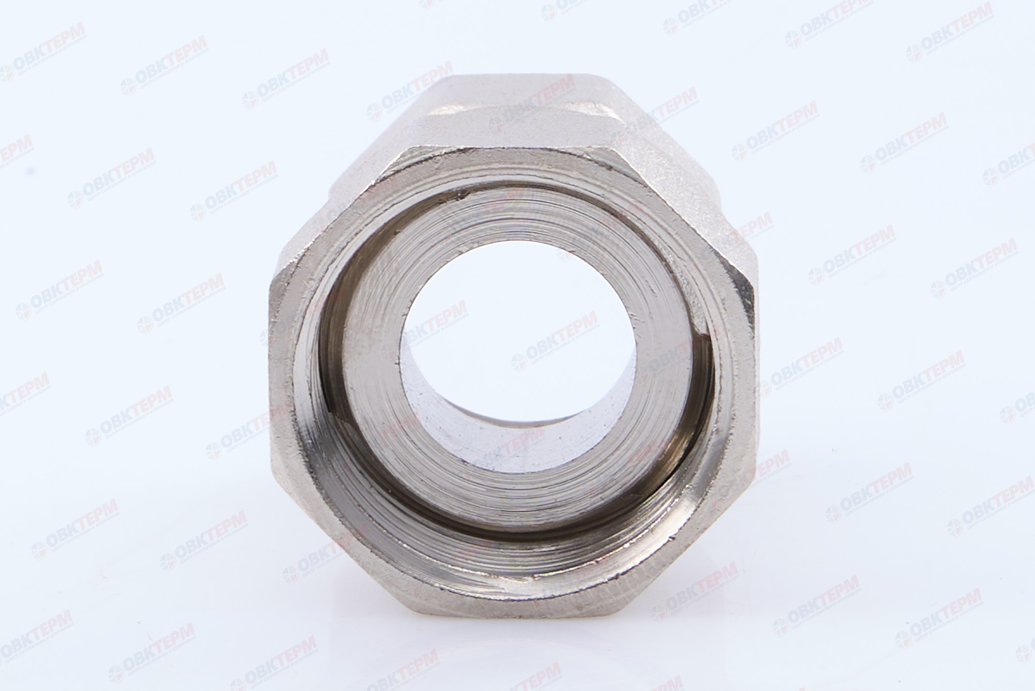 Полусгон прямой с накидной гайкой 1/2"В - 3/4"В  (Valtec)    (10уп/180ящ) - Изображение №3