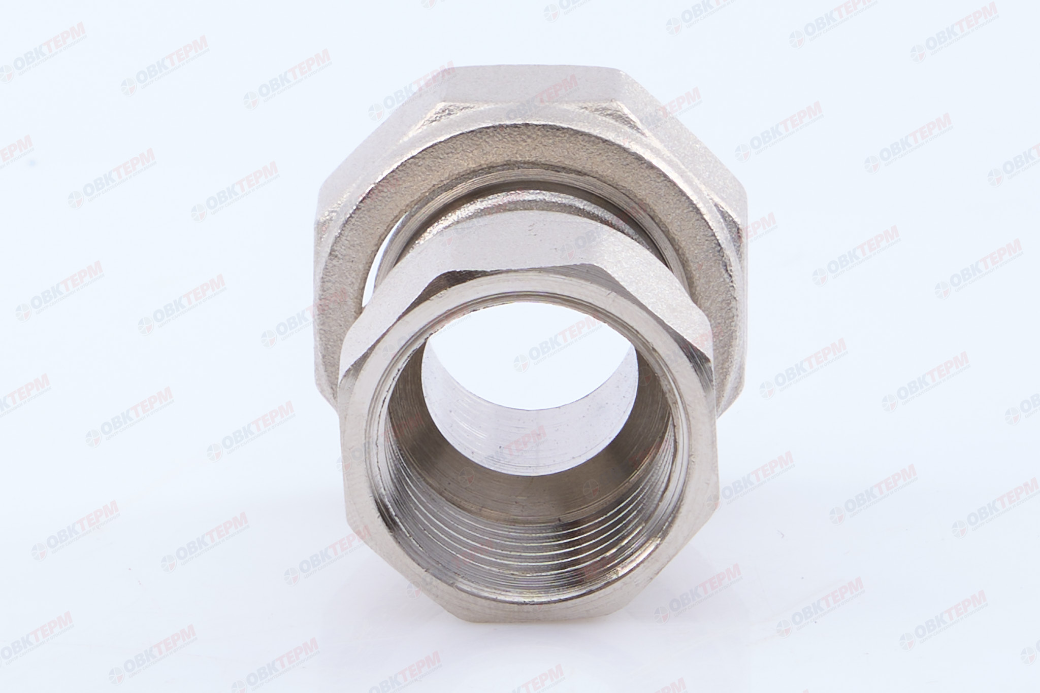 Полусгон прямой с накидной гайкой 1/2"В - 3/4"В  (Valtec)    (10уп/180ящ) - Изображение №5