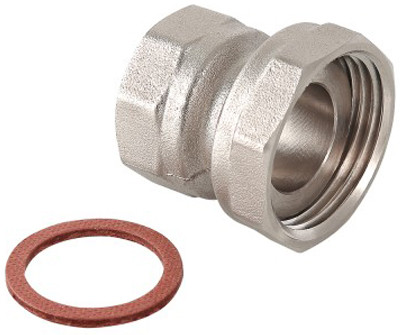 Полусгон прямой с накидной гайкой 1/2"В - 3/4"В  (Valtec)    (10уп/180ящ) - Изображение №2