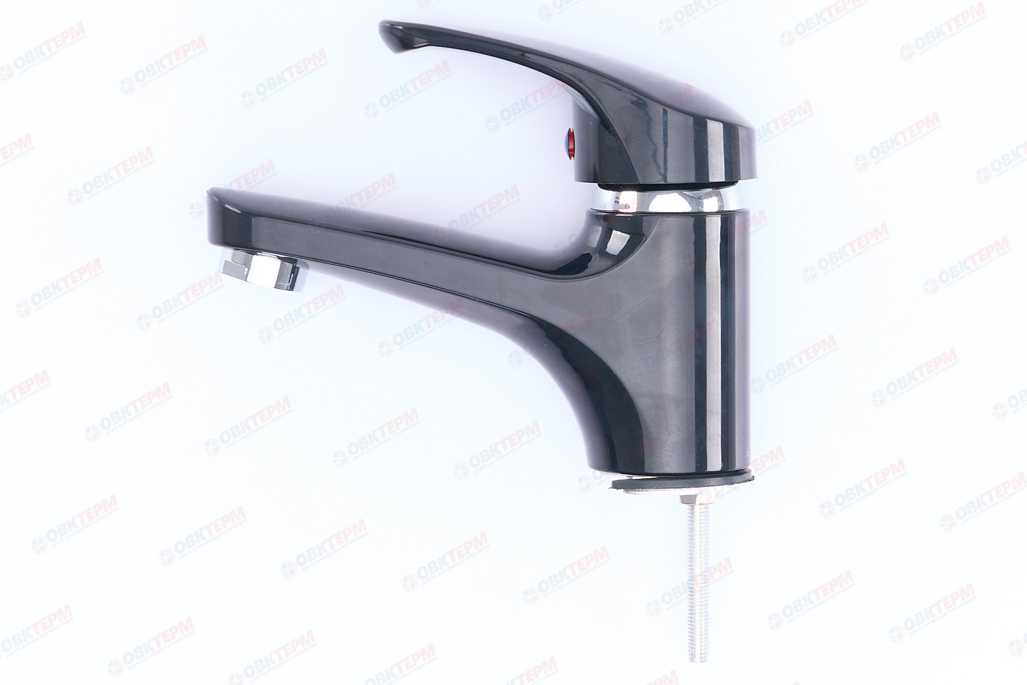 Смеситель д/умывальника PLAMIX AFINA-001 Black /ABS-пластик (без подводки) (48 шт/ящ) - Изображение №3