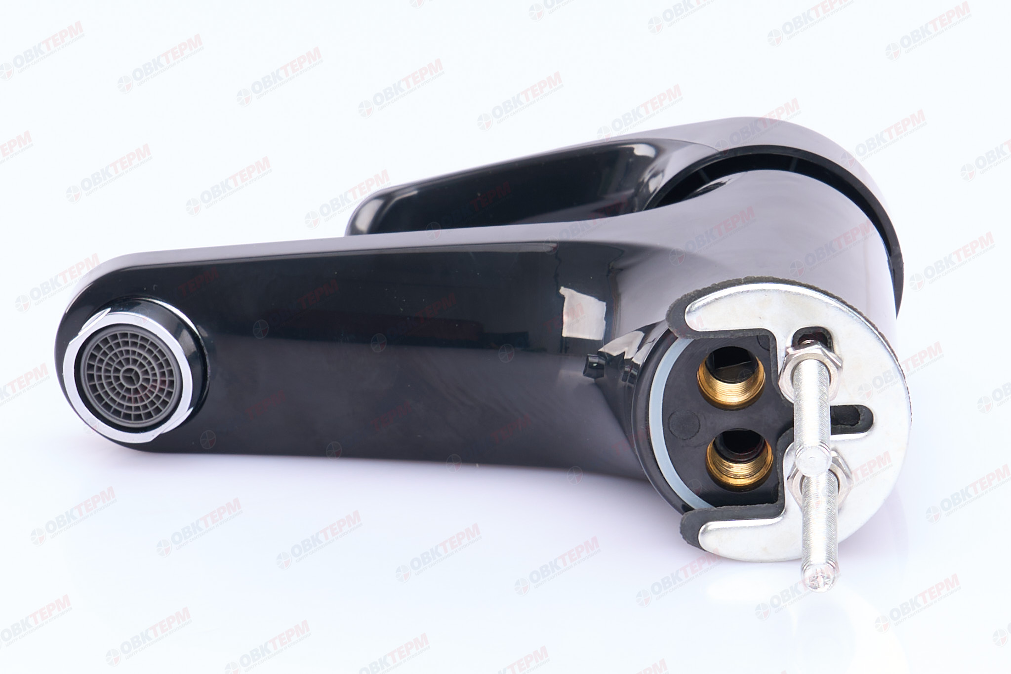 Смеситель д/умывальника PLAMIX AFINA-001 Black /ABS-пластик (без подводки) (48 шт/ящ) - Изображение №5