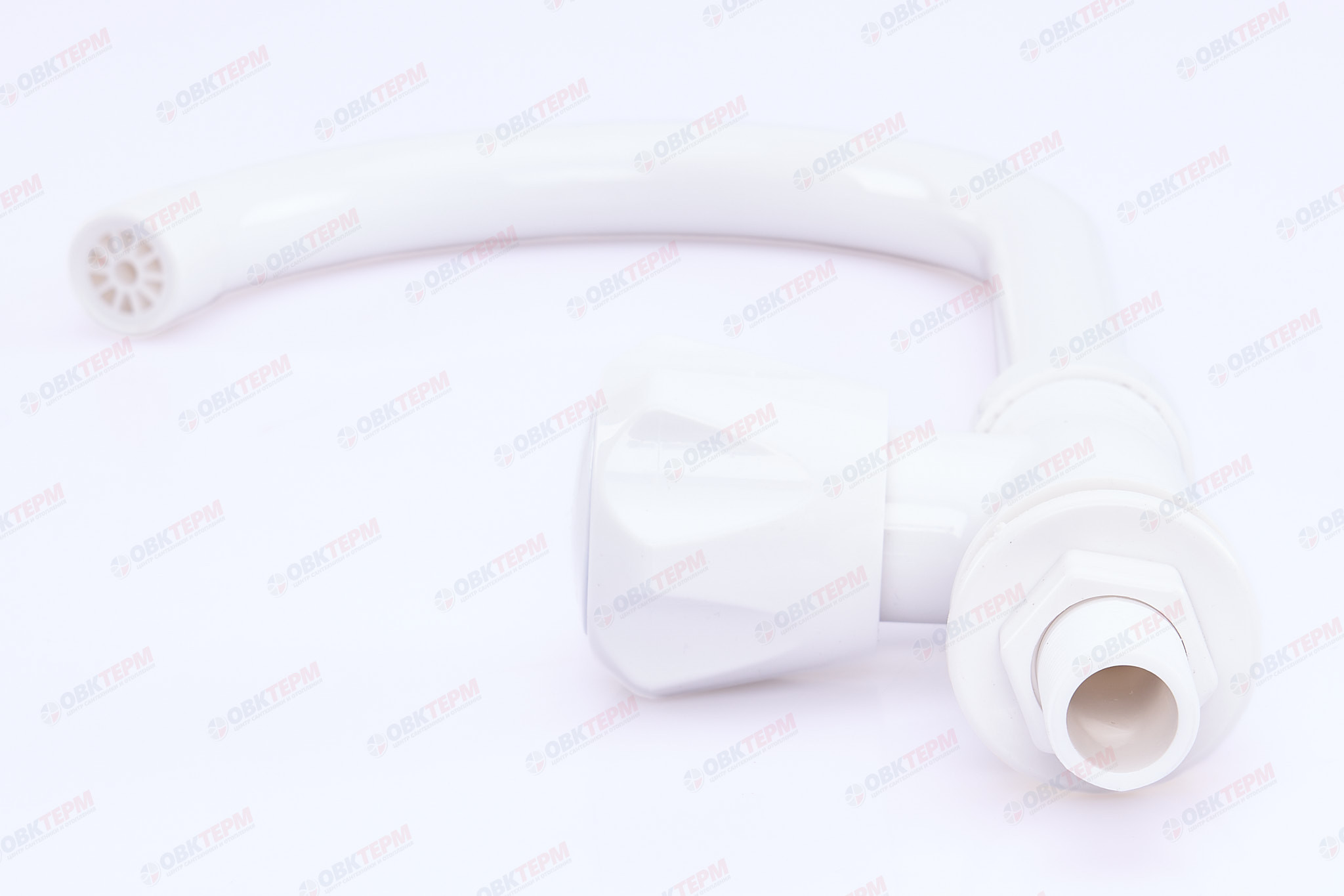 Смеситель моно для холодной воды PLAMIX MONO-005 White (40 шт/ящ) - миниатюра №8