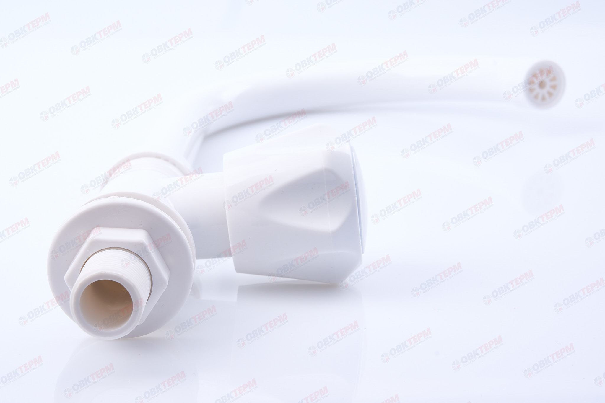 Смеситель моно для холодной воды PLAMIX MONO-005 White (40 шт/ящ) - Изображение №4