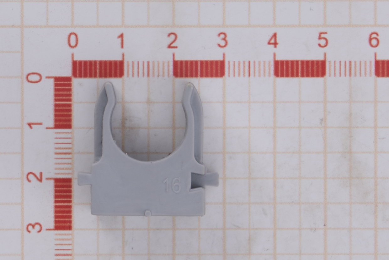 Крепеж-клипса для монтажного пистолета D16 серая AGIS Profile 100шт - миниатюра №8