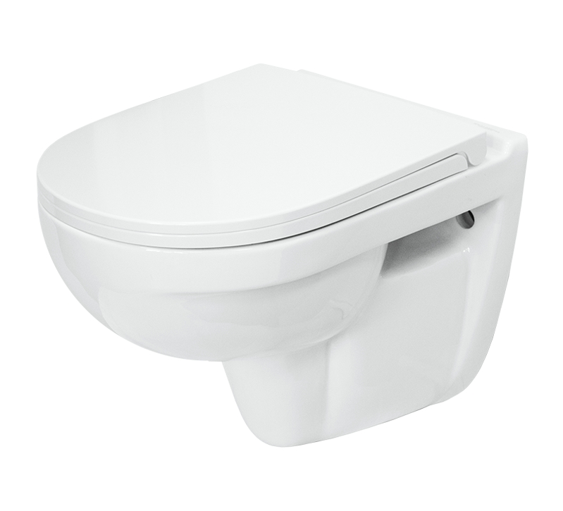Унитаз подвесной SANITA LUX  Best (Сиденье дюропласт, SC, Clip UP) В346xГ495xШ386 - Изображение №1
