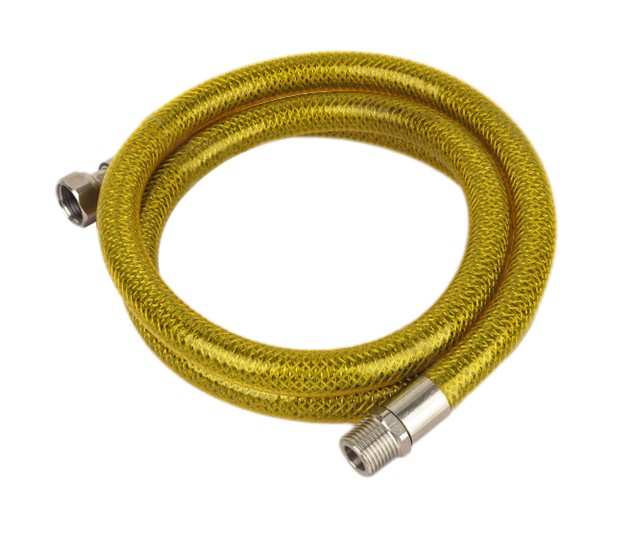 Шланг газовый в металлической оплетке с ПВХ  1/2  ГШ   80 см        TIM      (1шт/50ящ) - изображение №1