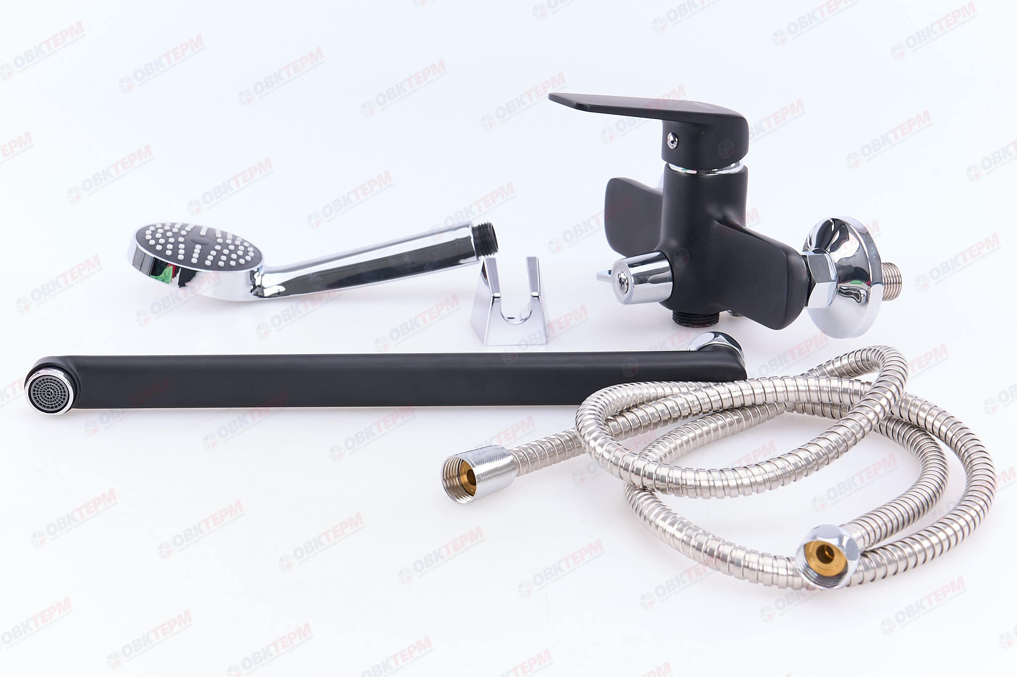 Смеситель д/ванны MIXXUS OREGON 006 EURO (BLACK) Ø35  (10 шт/ящ) - миниатюра №3