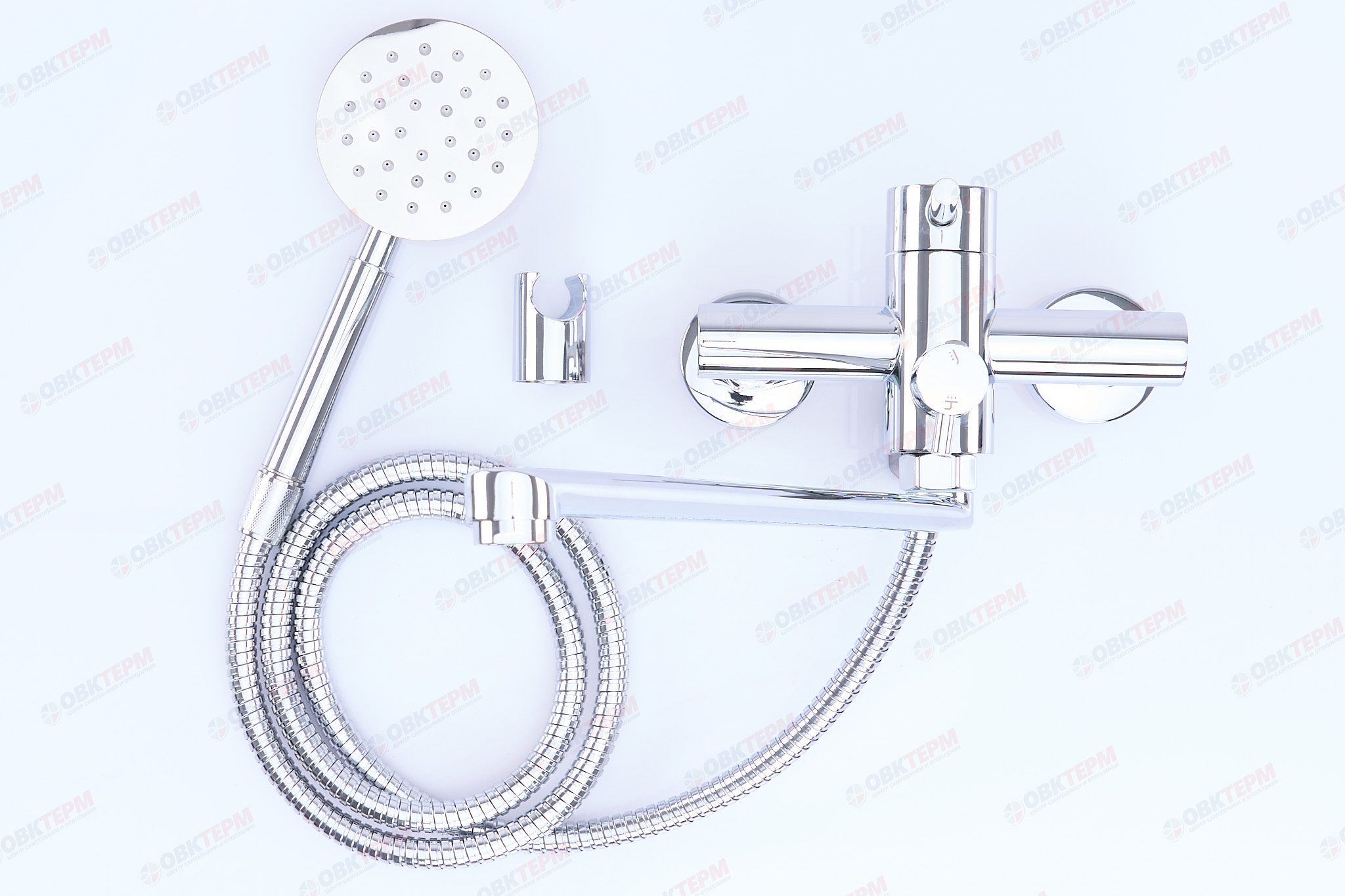 Смеситель д/ванны нерж/сталь CHAMPION SUS-006 (EURO) CHROME Ø40 (12 шт/ящ) - Изображение №2