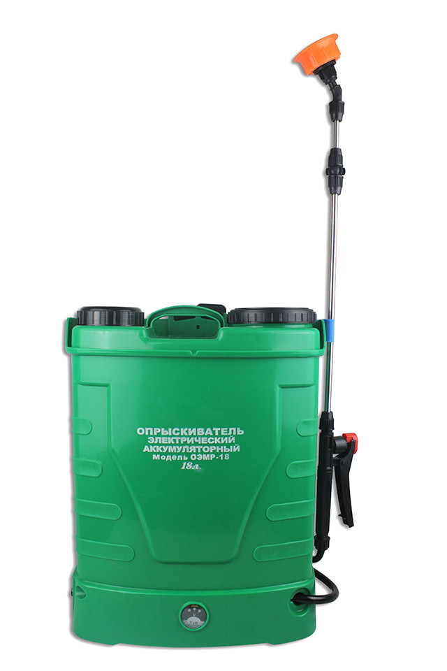 Опрыск Комфорт ОЭМР - 2,0 зеленый, 16л, 2 насоса, батарея 12V/12AH - изображение №1