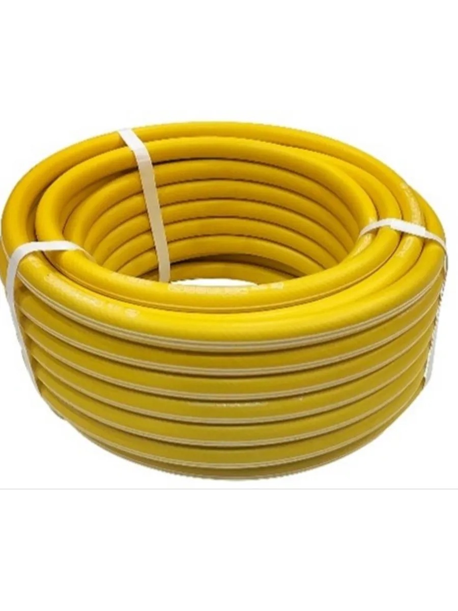 Шланг поливочный ТЭП  "Horke" PRO, 3/4  3-х слойный,армированный,желтый (50м) - Изображение №2