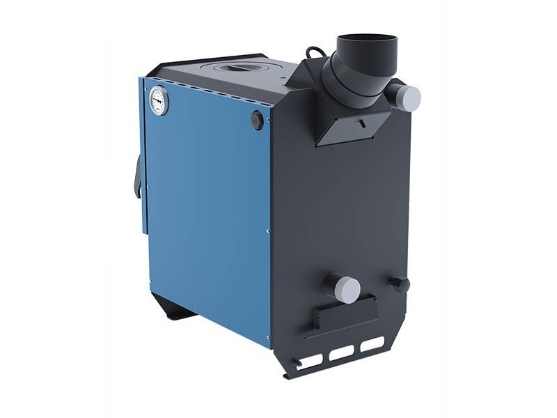 Котел твердотопливный    Box  10 кВт (выход назад) (с плитой) Ø120, max 3 bar      ZOTA - Изображение №3