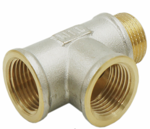 Тройник    3/4" ввн  Никель ZEISSLER                   (40/5) - Изображение №2