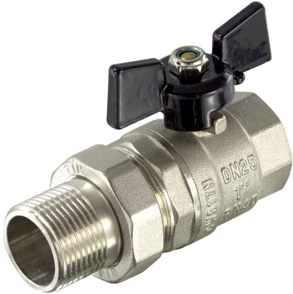 Кран шаровый с американкой    FRAP     1"                        (24/6 шт) - Изображение №1