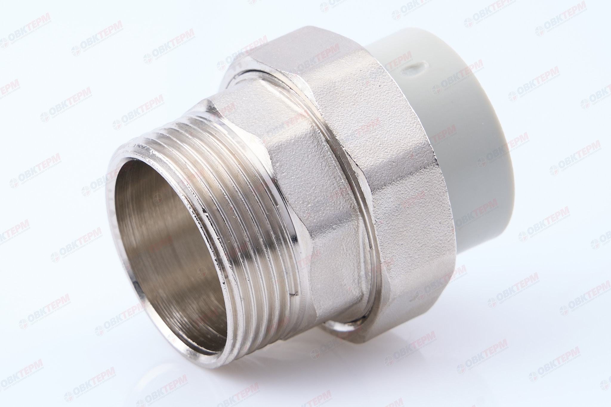 Разборное соединение   32 * 1 1/4" н   СЕРОЕ   (PRO AQUA)    (20/5) - Изображение №1