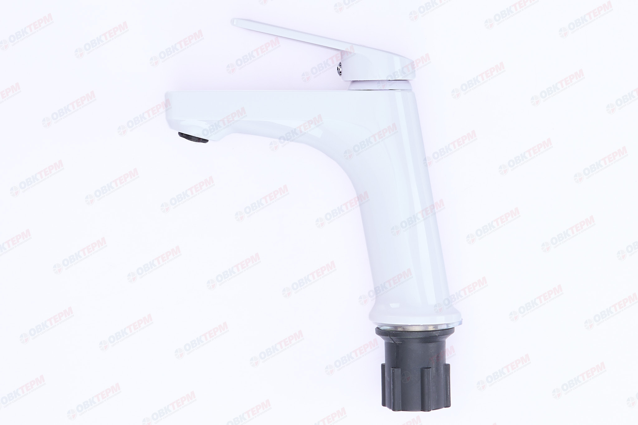 Смеситель д/умывальника PLAMIX LUCAS-001 SET WHITE (с подводкой) (30 шт/ящ) - Изображение №2