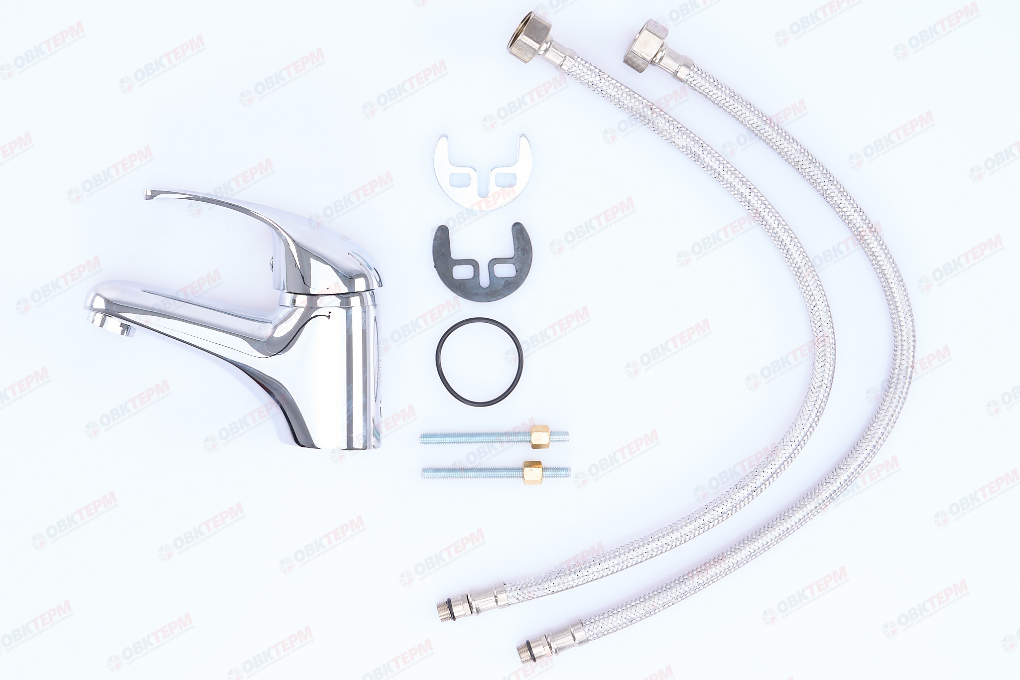 Смеситель д/умывальника EUROPRODUCT AFINA 001 латунь, шпилька (Ø40)  (10 шт/ящ) - Изображение №3