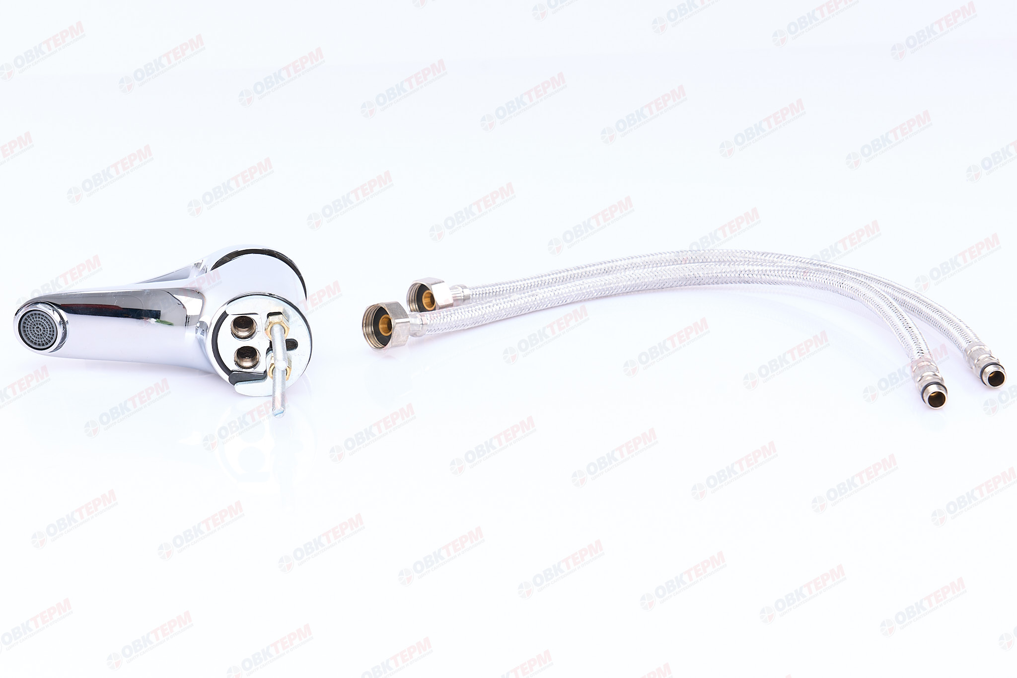 Смеситель д/умывальника EUROPRODUCT AFINA 001 латунь, шпилька (Ø40)  (10 шт/ящ) - Изображение №4