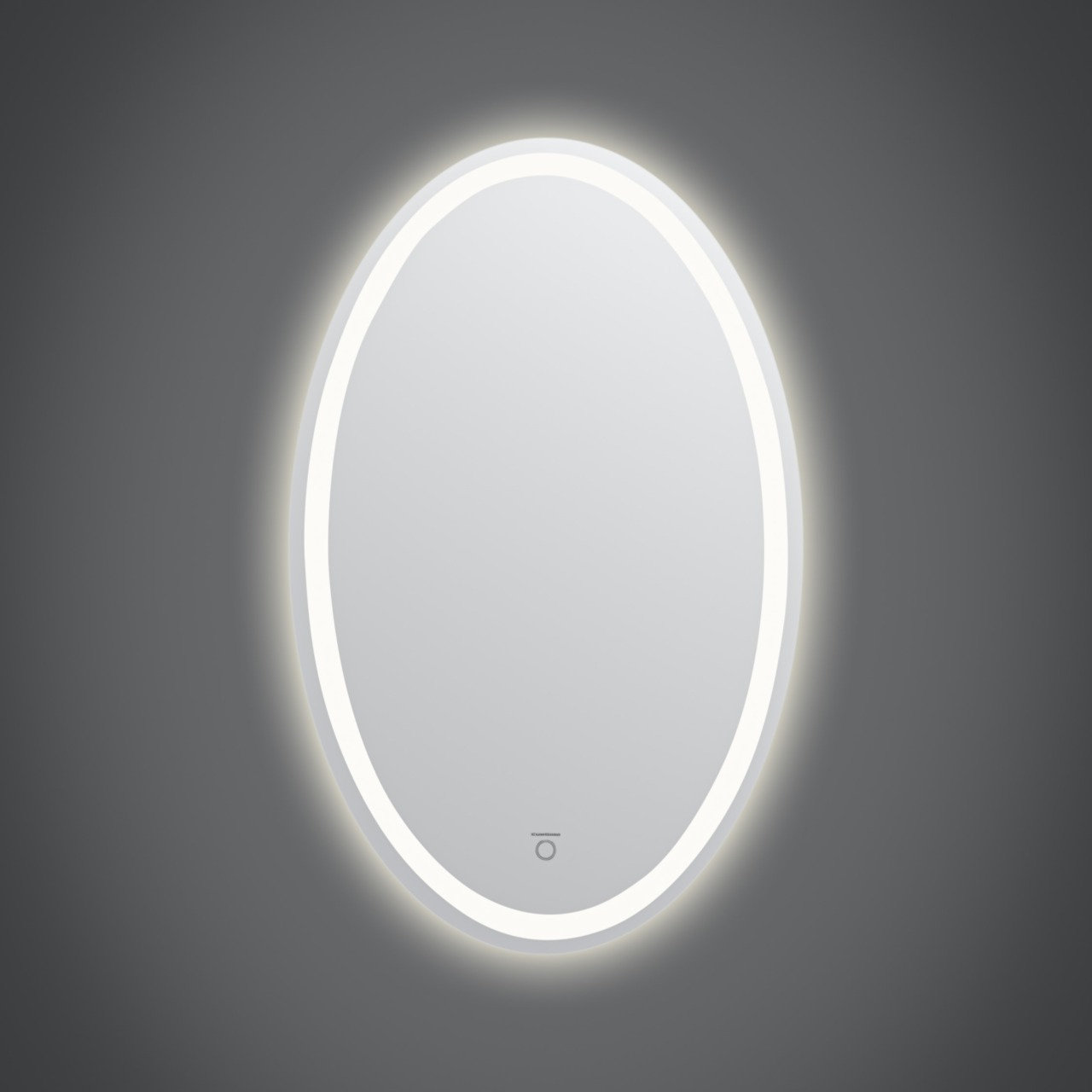 Зеркало  60х90 "Opal" овальное с LED подсветкой EvaGold - Изображение №2