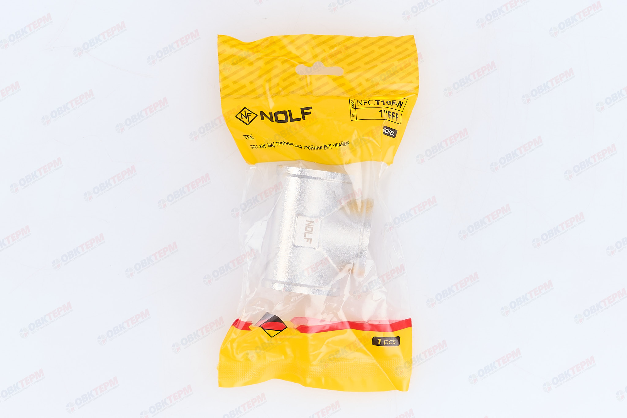 Тройник    1" ввв      никель  NOLF Classic   (80ящ/10шт) - миниатюра №6