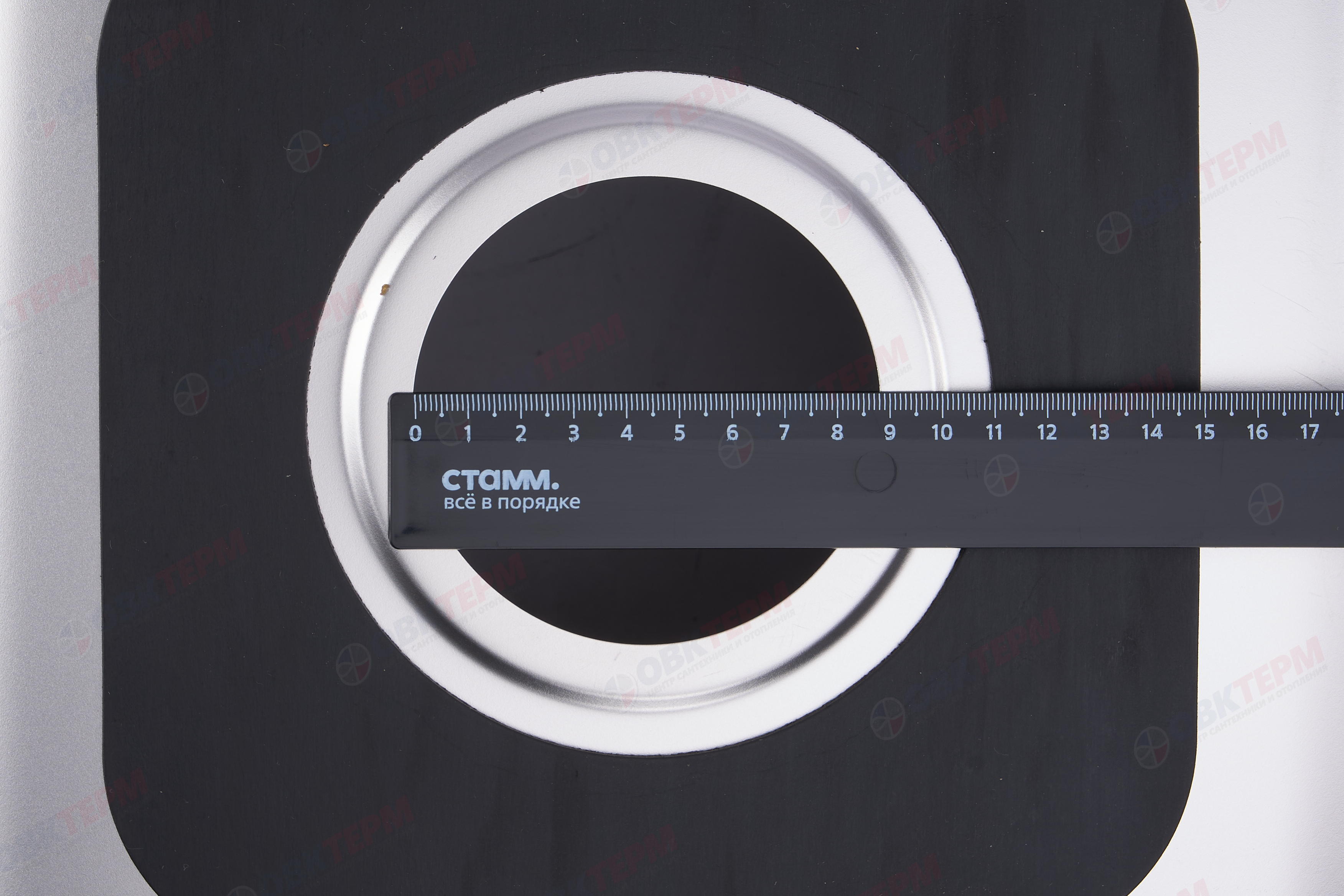 ZERIX мойка Z8050D-08-180E (SATIN) НАКЛАДНАЯ \ с сифоном (7шт/ящ) - миниатюра №9