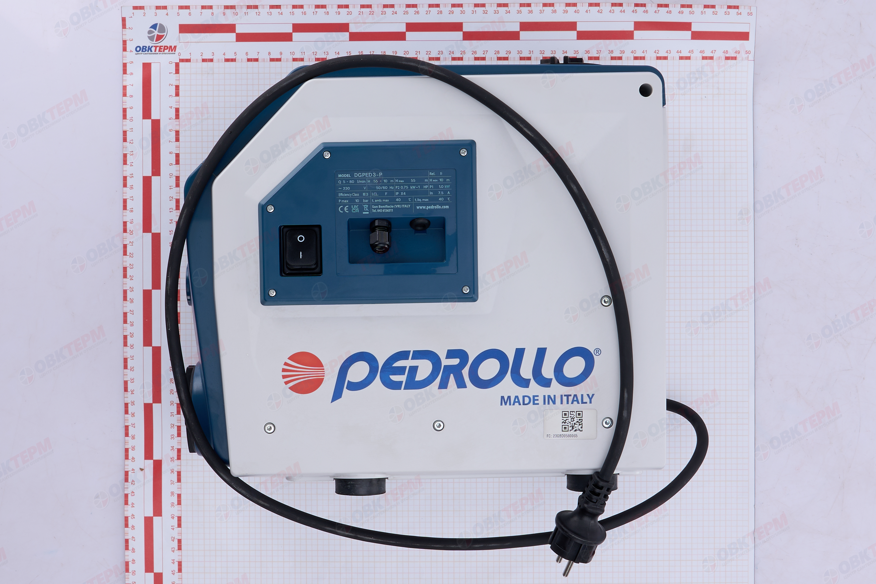Станция насосная  DG PED (BLU) 3 Pedrollo   (0,75кВт/80л.м./55м.) с частотником - миниатюра №13