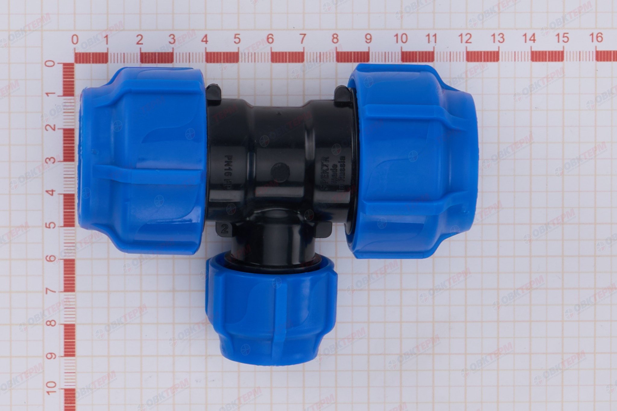 Тройник     32 * 20 * 32   ПНД Spektr - миниатюра №6