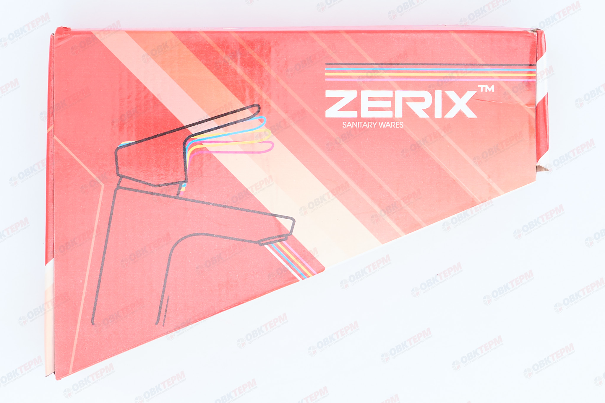 Смеситель д/кухни нерж/сталь ZERIX SOP1 146 Ø40 на ГАЙКЕ  (10 шт/ящ) - миниатюра №4